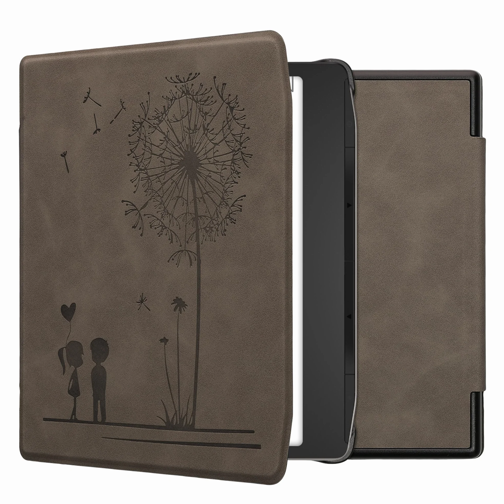 kwmobile Pokrowiec kompatybilny z Pocketbook Era/Era Color Cover - Etui na czytnik e-booków - Dandelion Love Grey