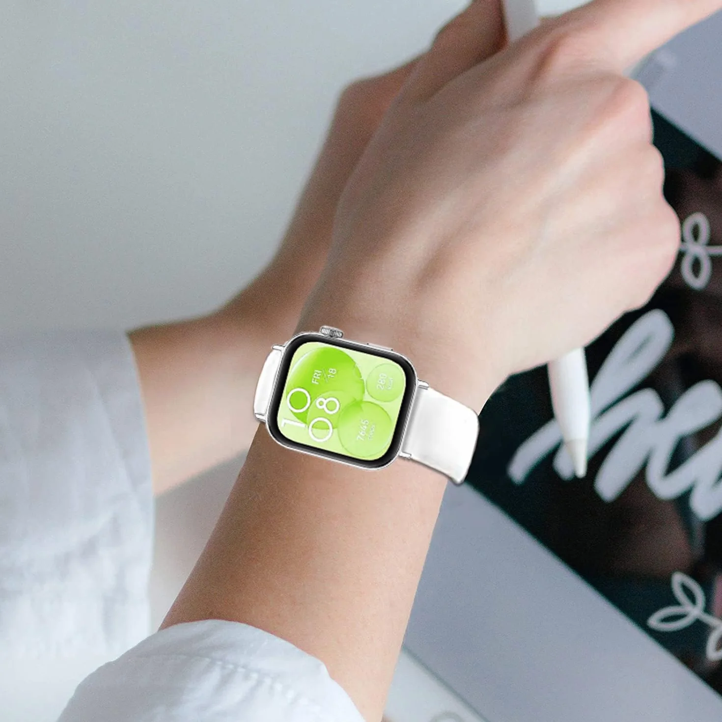 Pasek do Huawei Fit 3/4/4 Pro, miękki silikonowy