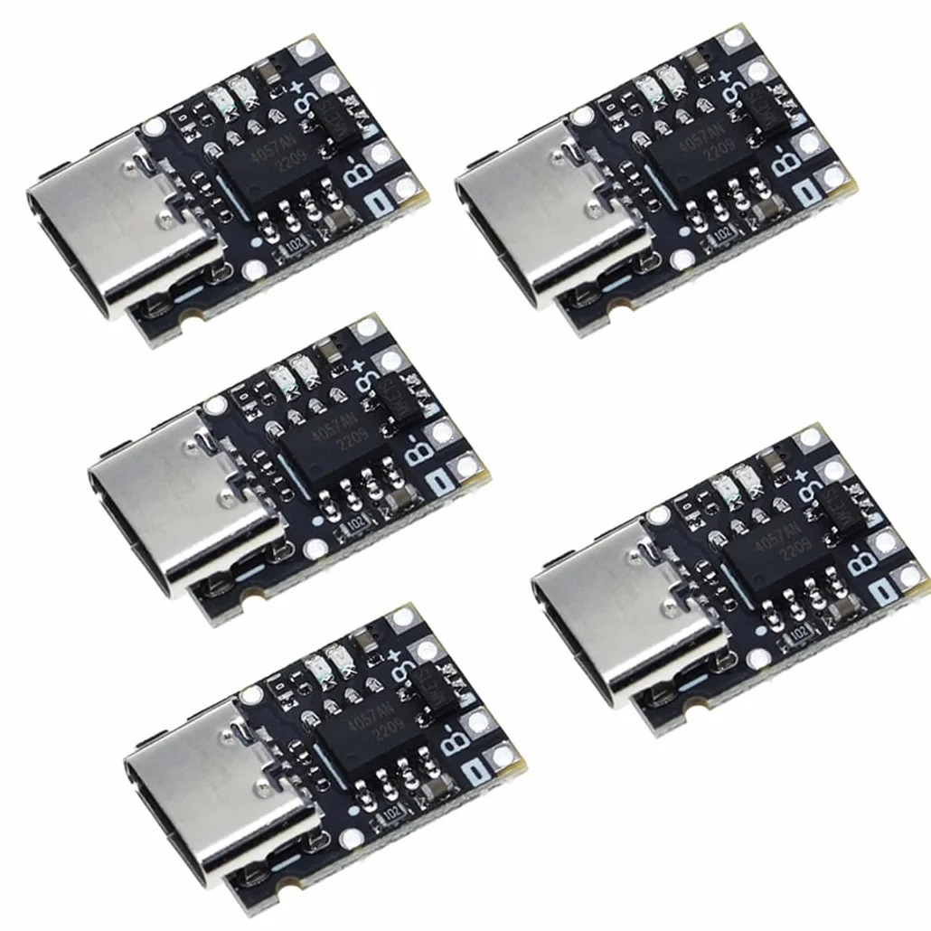 Hailege TP4057 płytka do ładowania baterii litowej 1A 3,7V USB C z ochroną