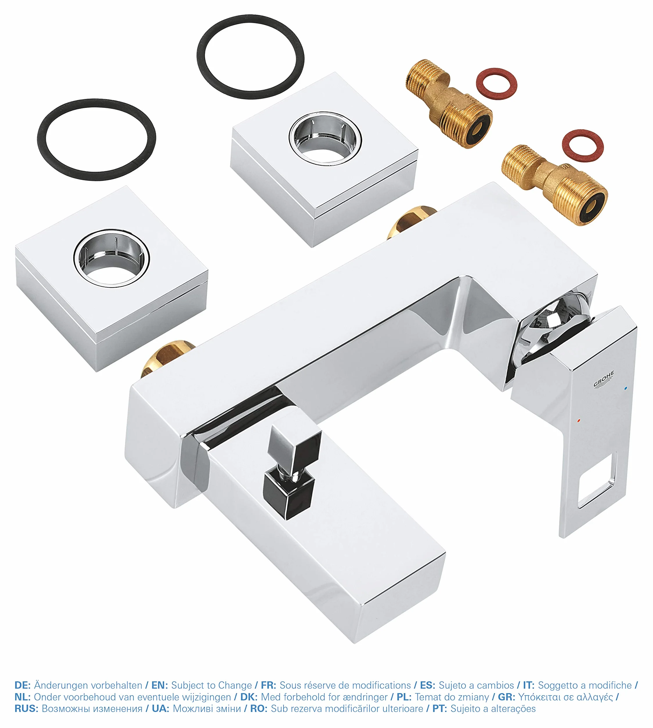 GROHE Eurocube Jednouchwytowa bateria wannowa