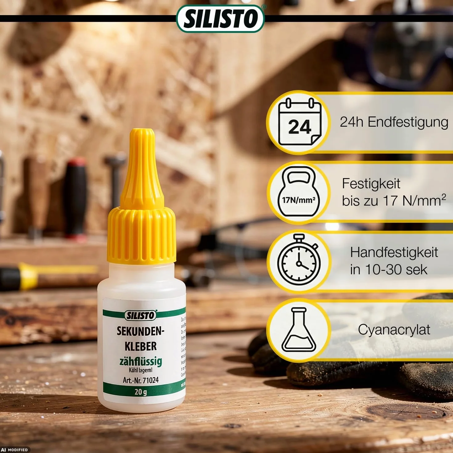 Silisto Klej Błyskawiczny, Przezroczysty, 20g, 3 Sztuki