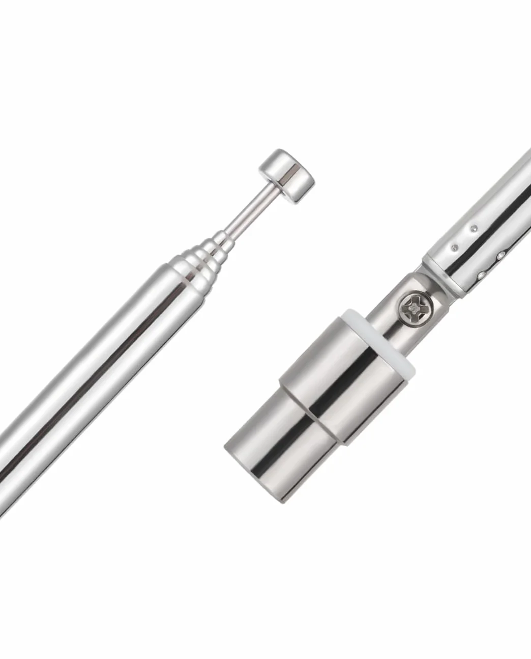 2PCS TV Męskie Teleskopowa Antena 7 Sekcji TV Teleskopowa Antena Radiowa 70.5CM/27.76IN do DVB-T DVB-T2 AM FM Radio Odbiór Stereo