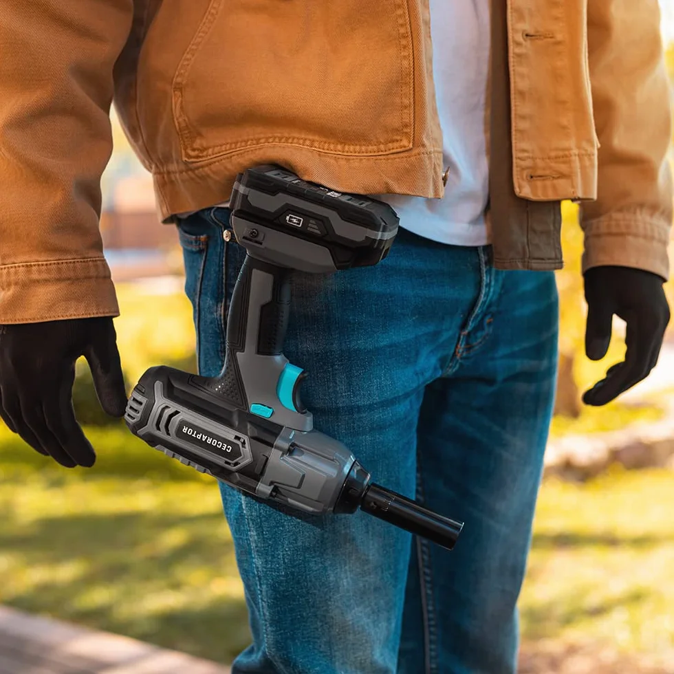 Cecotec CecoRaptor Impact 2020 Ultra bezprzewodowy klucz udarowy, 20 V i 2000 mAh, prędkość biegu jałowego 2300 obr./min, odporność na uderzenia 3000 BPM, maks. moment obrotowy 400 NM, uchwyt wiertła