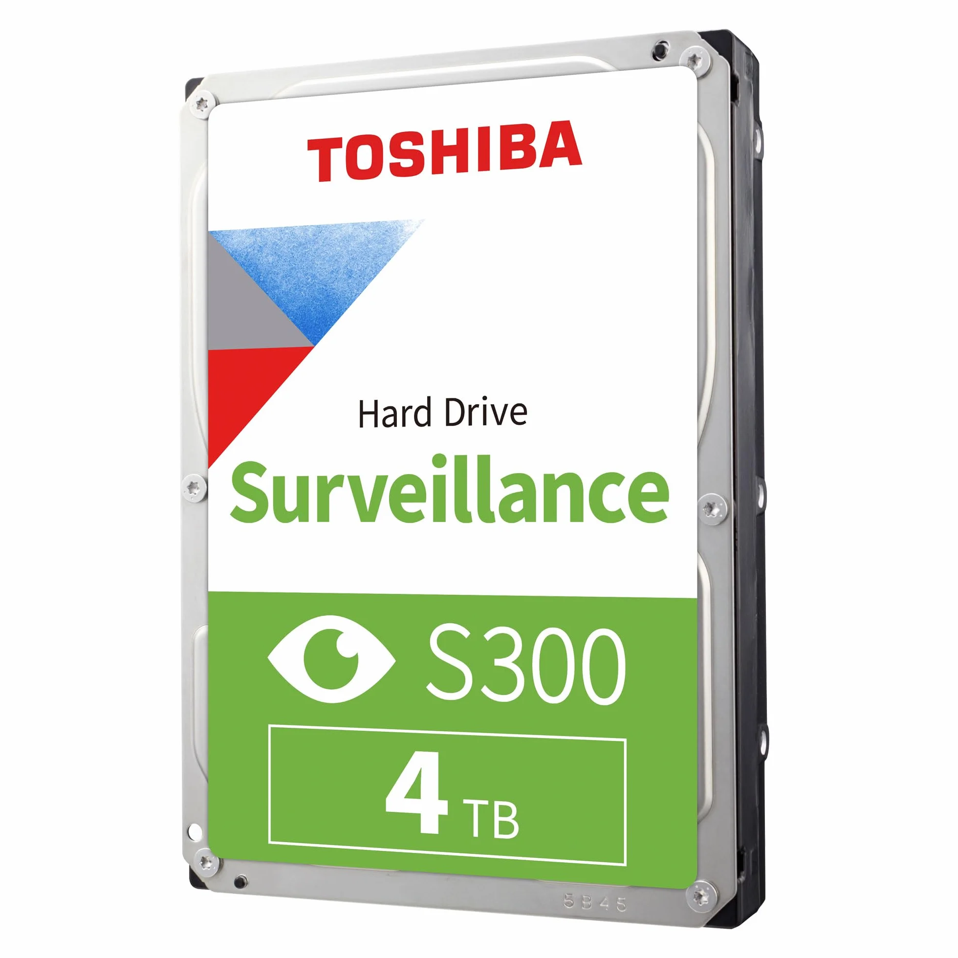 Toshiba 4TB S300 Surveillance HDD - 3.5' SATA Internal Hard Drive Supports up to 64 HD cameras at a 180TB/Year workload (HDWT720UZSVA)