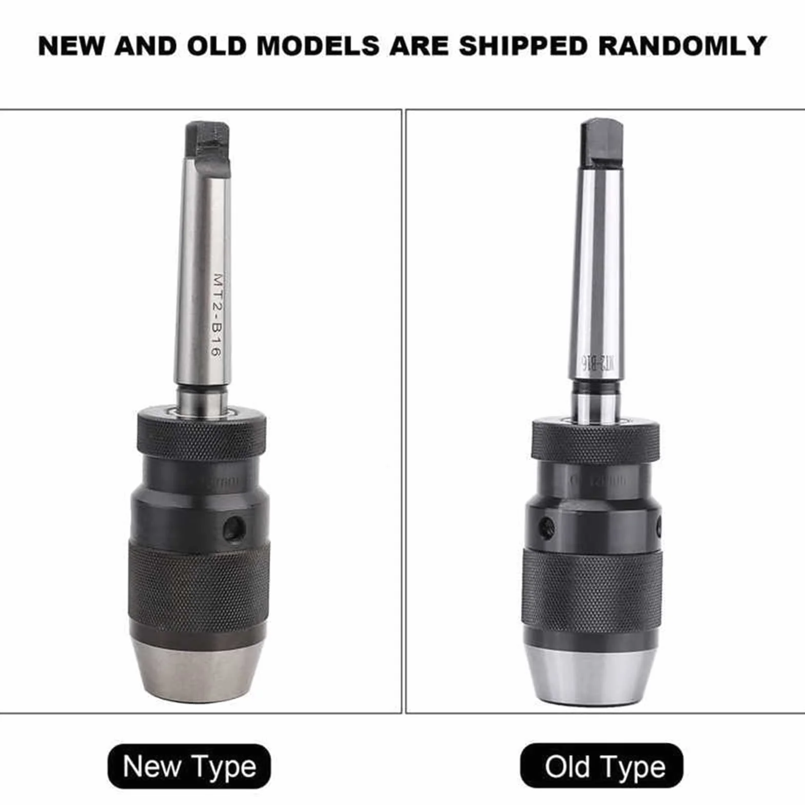Uchwyt tokarski, B16 Self-Dinkening Keyless Wiertło Chuck 1-13mm 1/2 "Chuck MT2-B16. Taper Arshor