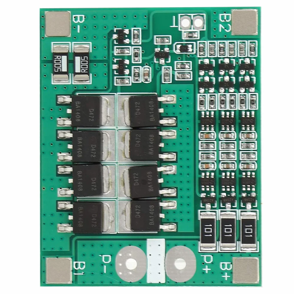 BMS PCB karta ochronna akumulatora litowego 3S 12V 40A z wyważonym ładowaniem