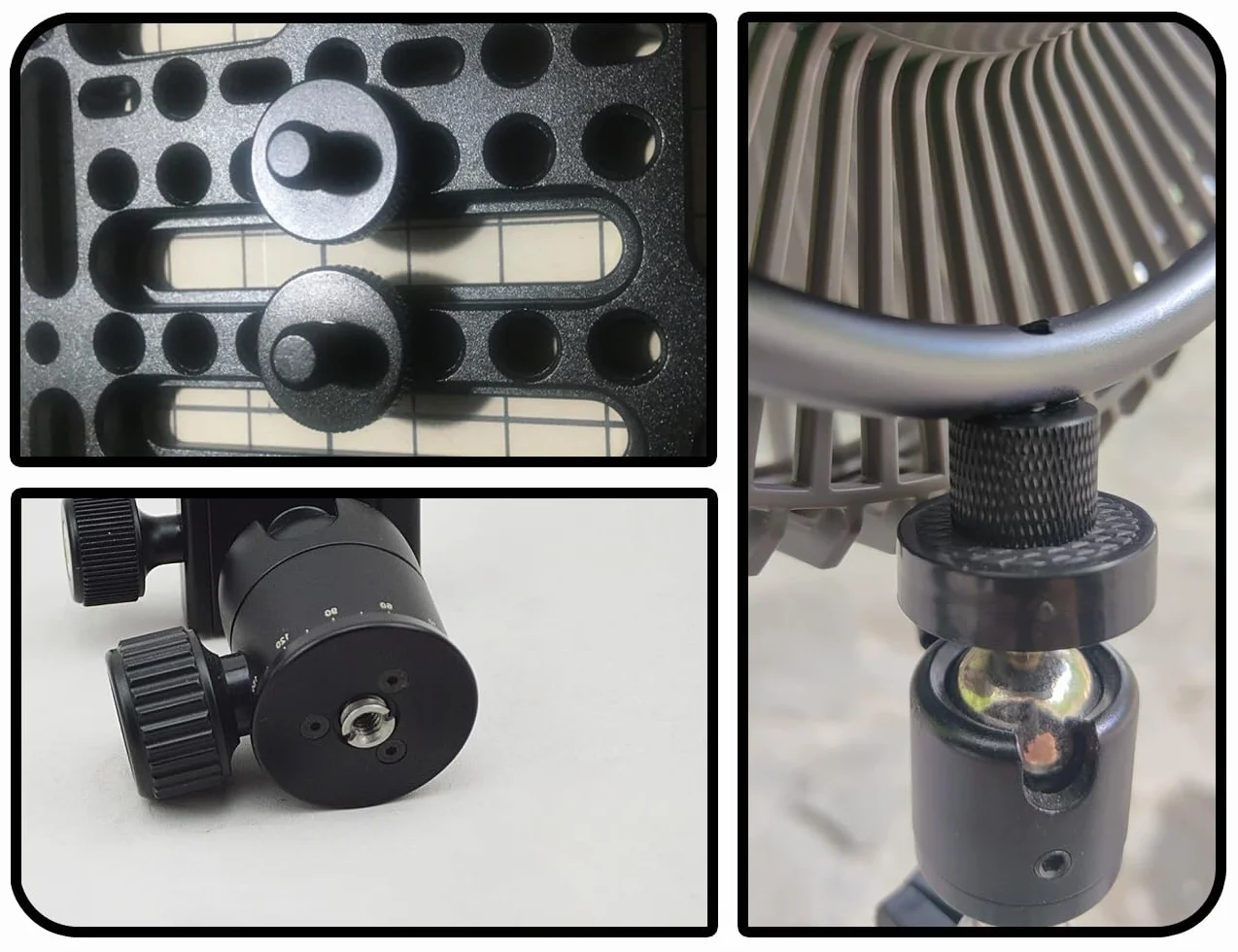 KAPSING Zestaw adapterów do statywów, adapter gwintowany 1/4" do 3/8", śruba statywu 3/8" do 1/4", śruba z podwójnym gwintem 1/4", śruba do aparatu, uchwyt konwertera