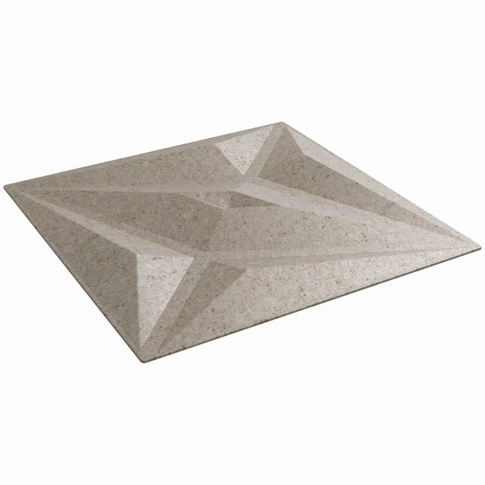 Panele ścienne z motywem gwiazd betonowych, 24 sztuki, 50 x 50 cm, pianka XPS, lekki panel do okładzin ściennych i dekoracji ścian wewnętrznych w salonie, korytarzu, sypialni, o nowoczesnej