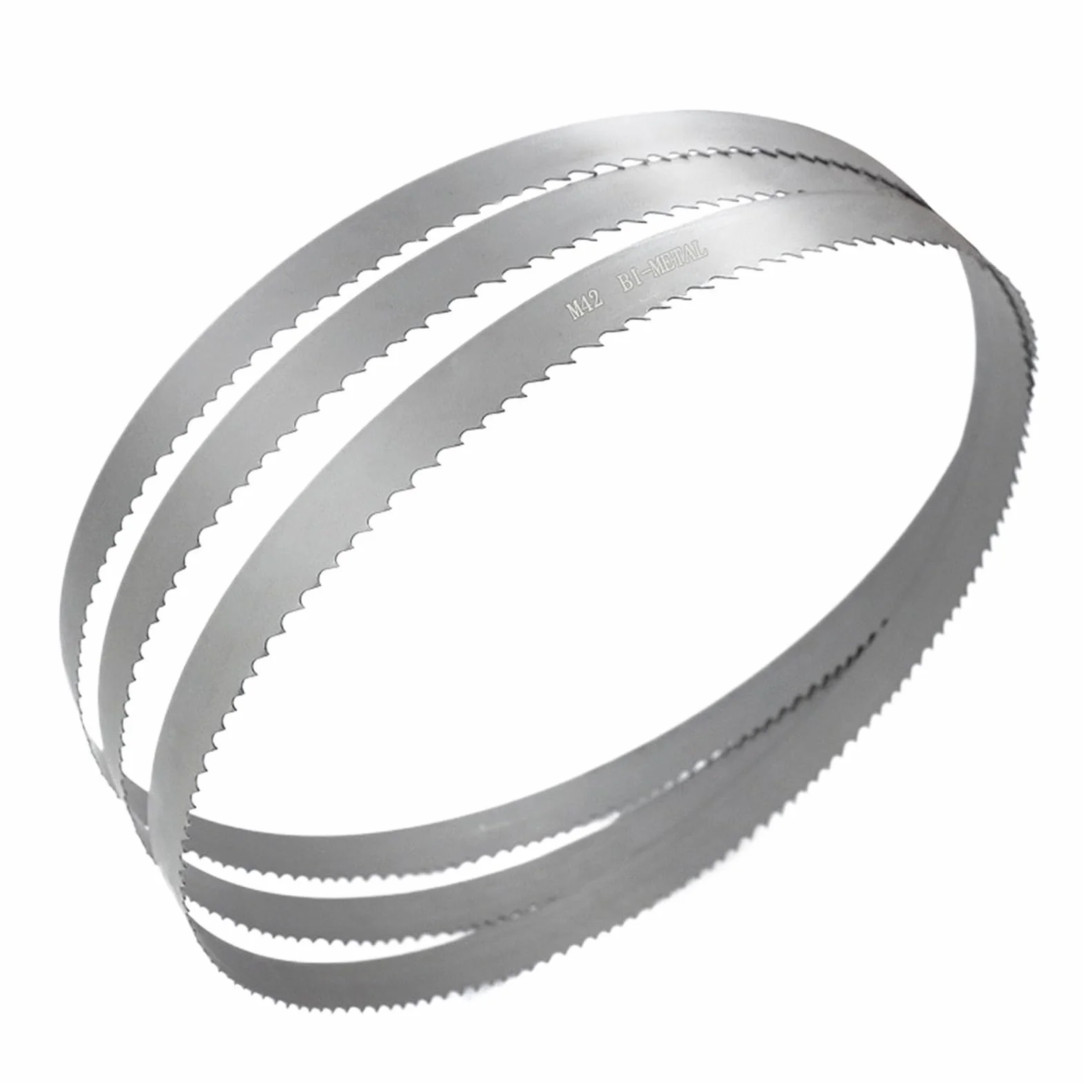 Brzeszczoty do pił taśmowych 56-1/2 cala, 1/3" x 14, bimetaliczne brzeszczoty do pił taśmowych M42, wysoka twardość czerwonego bimetalu M42 1