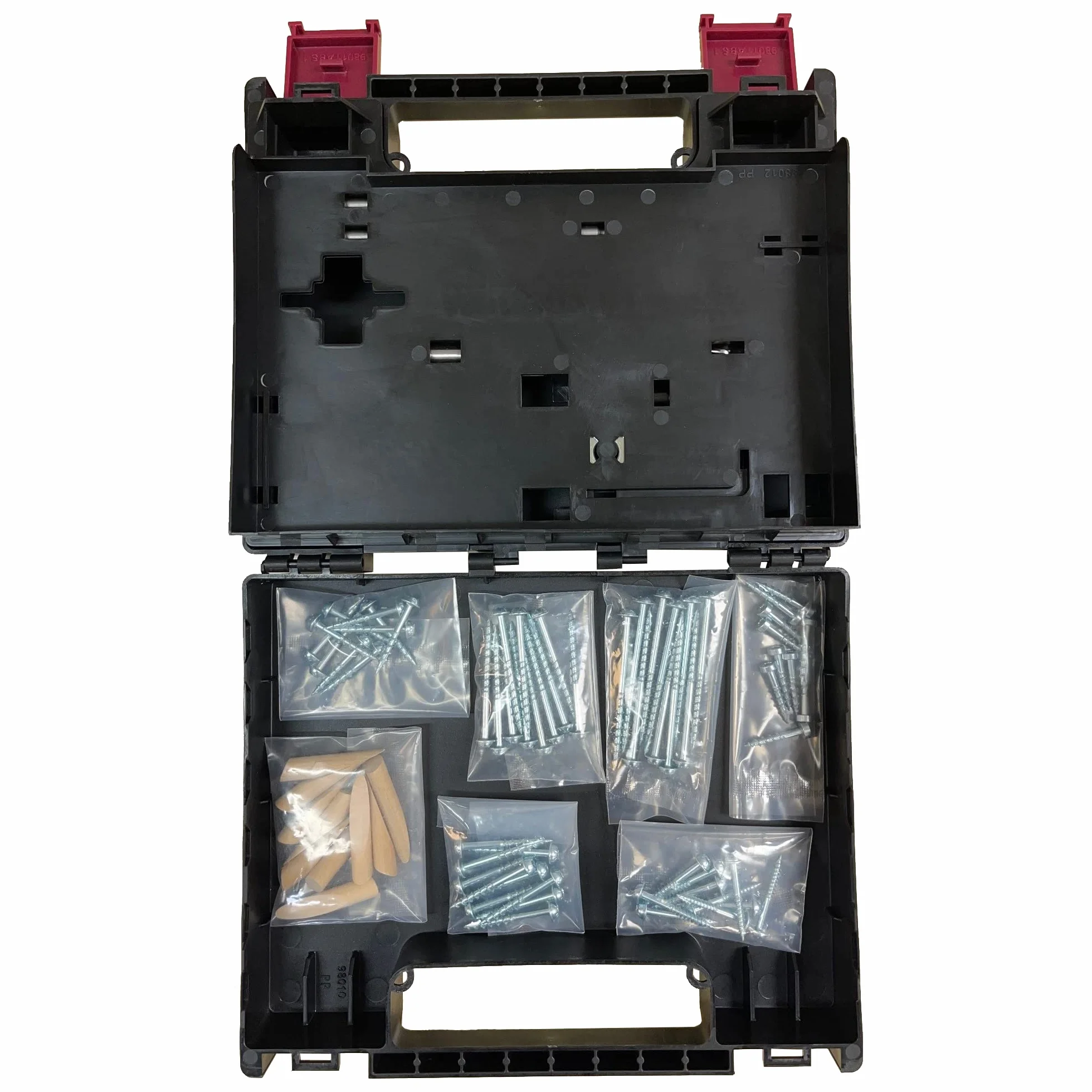 Milescraft 1325 Pocket Jig 200 – kompletny system podwójnych/podwójnych otworów kieszonkowych. Łatwy w użyciu, prowadnica do wiercenia otworów kieszonkowych, przyrząd śrubowy ze wszystkimi