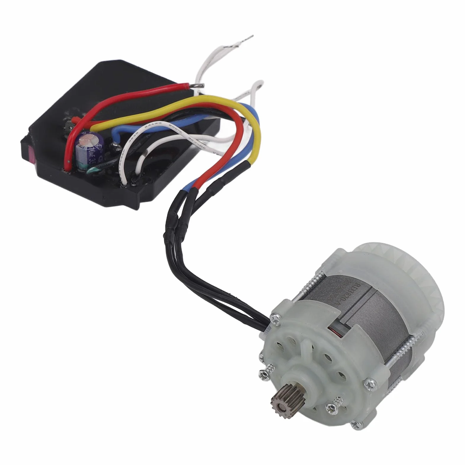 Haofy Silnik Elektryczny Mini Piły, Bezszczotkowy Silnik 21 V z 14 Zębami do Bezprzewodowej Elektrycznej Piły łańcuchowej 4 6 8 Cali, Wysoka wydajność Cięcia Przy Projektach Typu „zrób to sam”