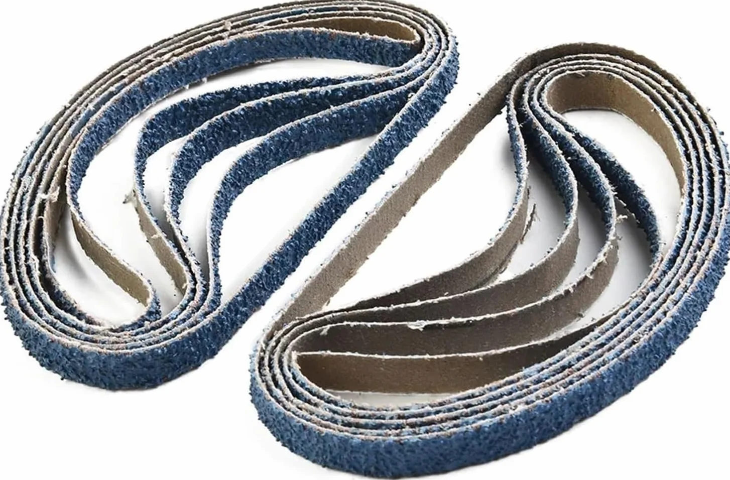 10 szt. 520 x 20 mm cyrkonowe pasy szlifierskie o ziarnistości 40 do polerowania metalu i drewna(60 Grits)