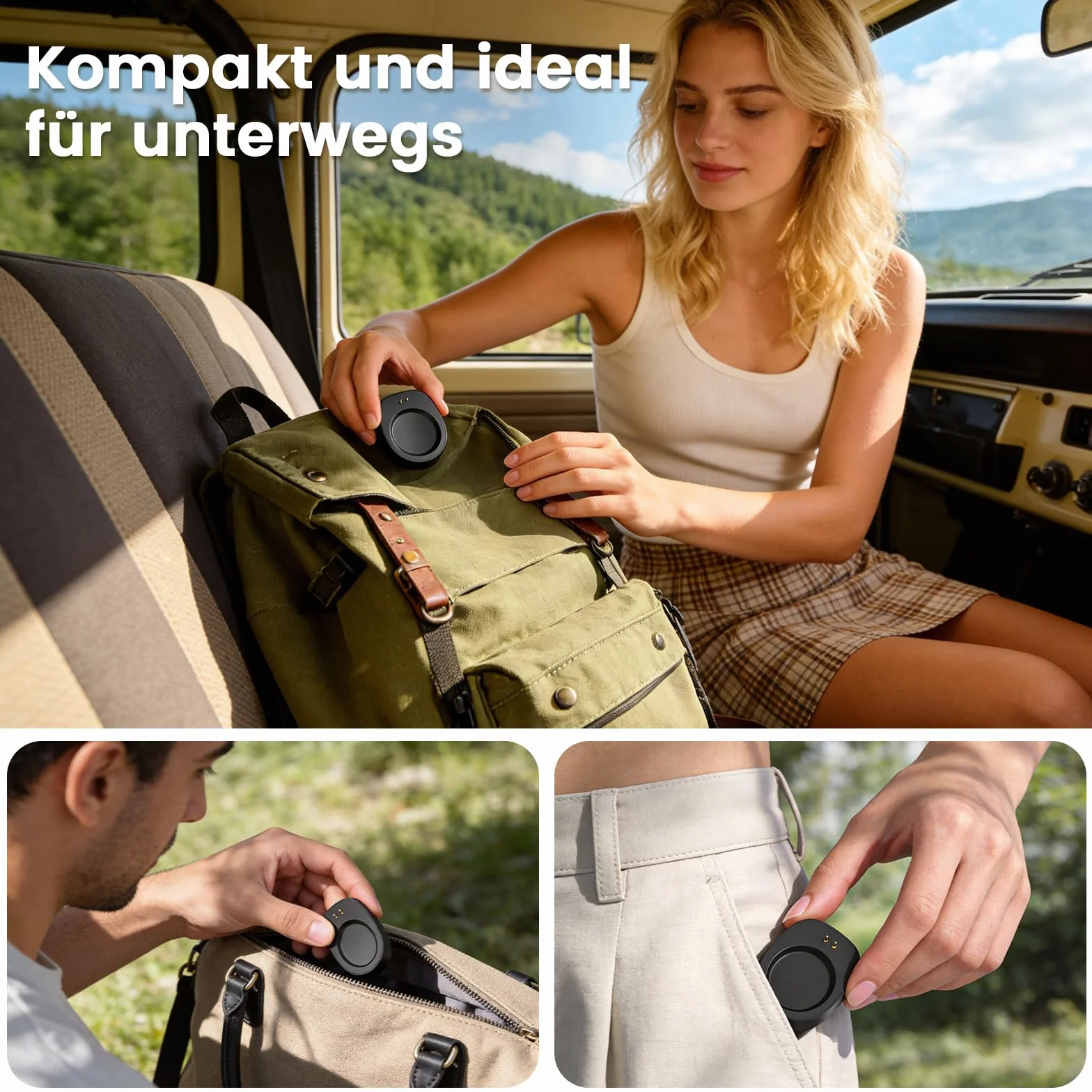 SimpleThings Ładowarka kompatybilna z Amazfit Helio Strap, T-Rex 3 / T-Rex 3 Pro/Balance/Balance 2, magnetyczna stacja ładująca z 1 m kablem USB-C na USB-C, kompaktowa i przenośna