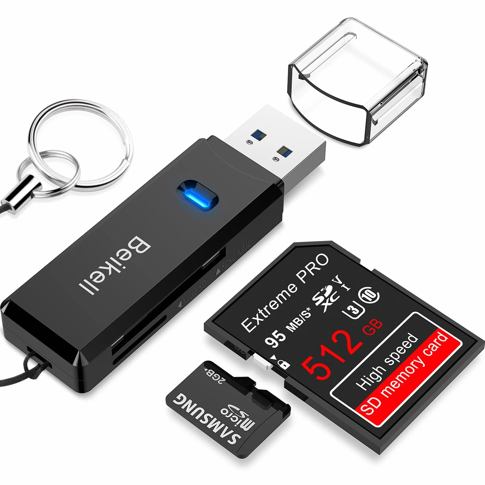Czytnik kart USB 3.0 SD/Micro SD Adapter pamięci