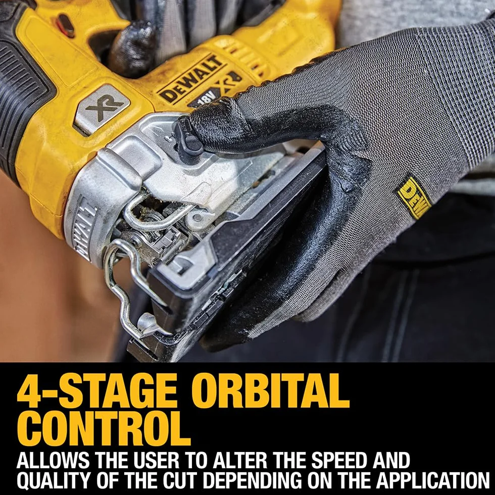 Dewalt Tstak Ii DCS335NT Wyrzynarka, Czarny/Żółty