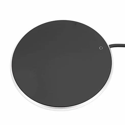 Przenośny Podgrzewacz do Napojów Stała Temperatura USB Srebrny Ø 10,3 cm