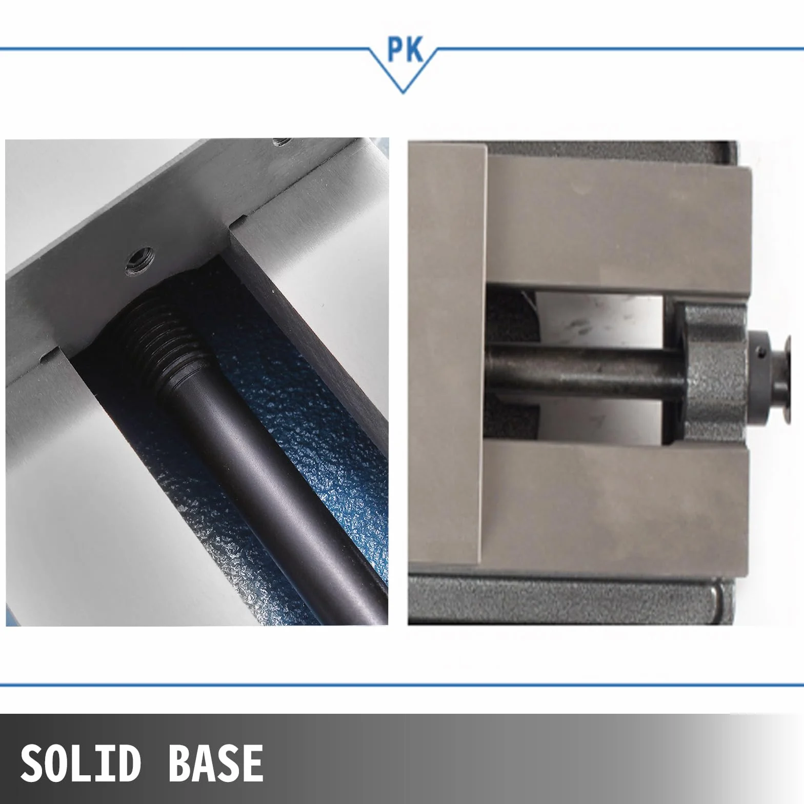 VEVOR Imadło Zaciskowe 125 mm, Stołowe 140 mm, Metalowe Profesjonalne Żeliwne do Wiertła Kolumnowego, Szerokie Szczęki
