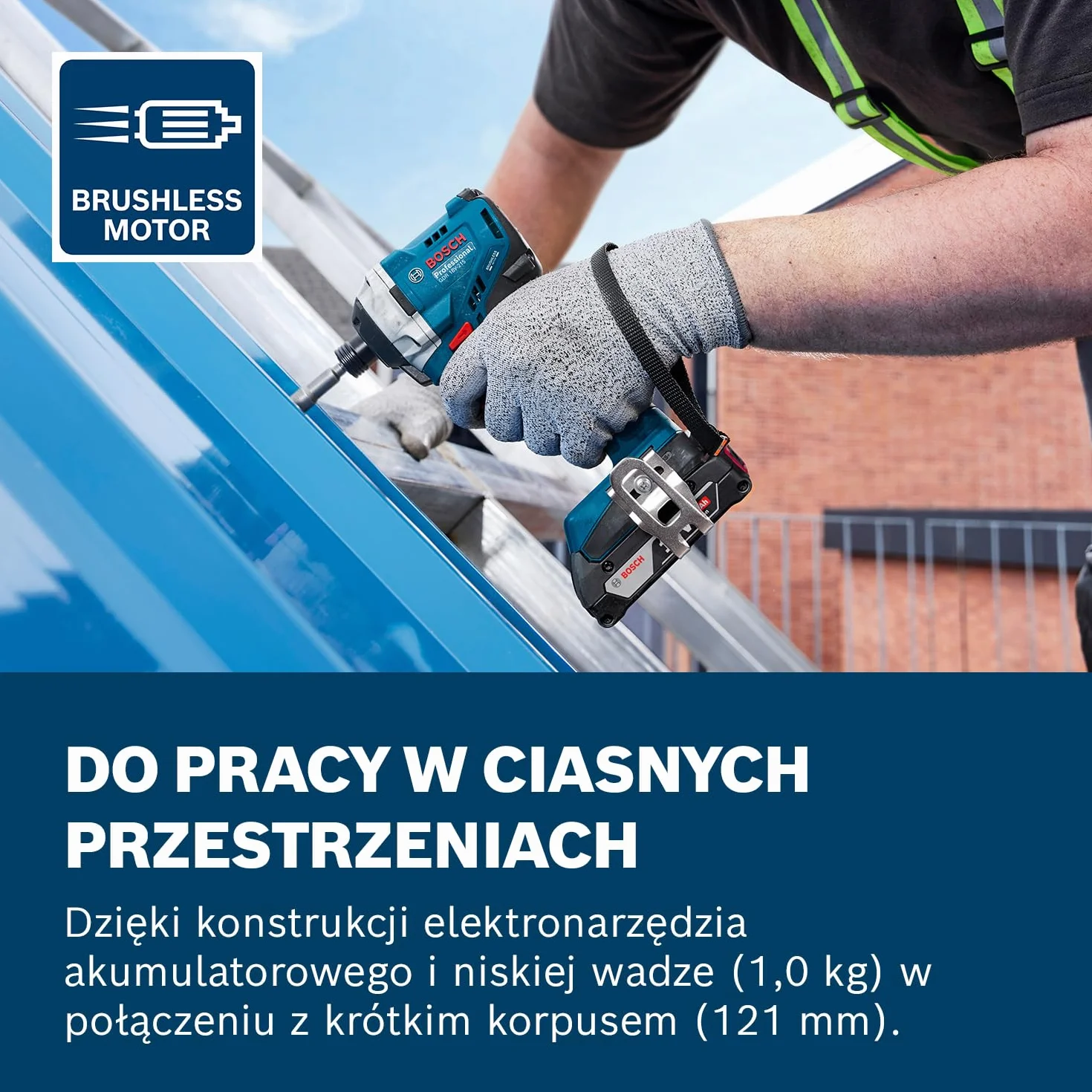 Bosch Professional 18 V firmy Bosch: akumulatorowa wkrętarka udarowa GDR 18V-215 (walizka L-BOXX)