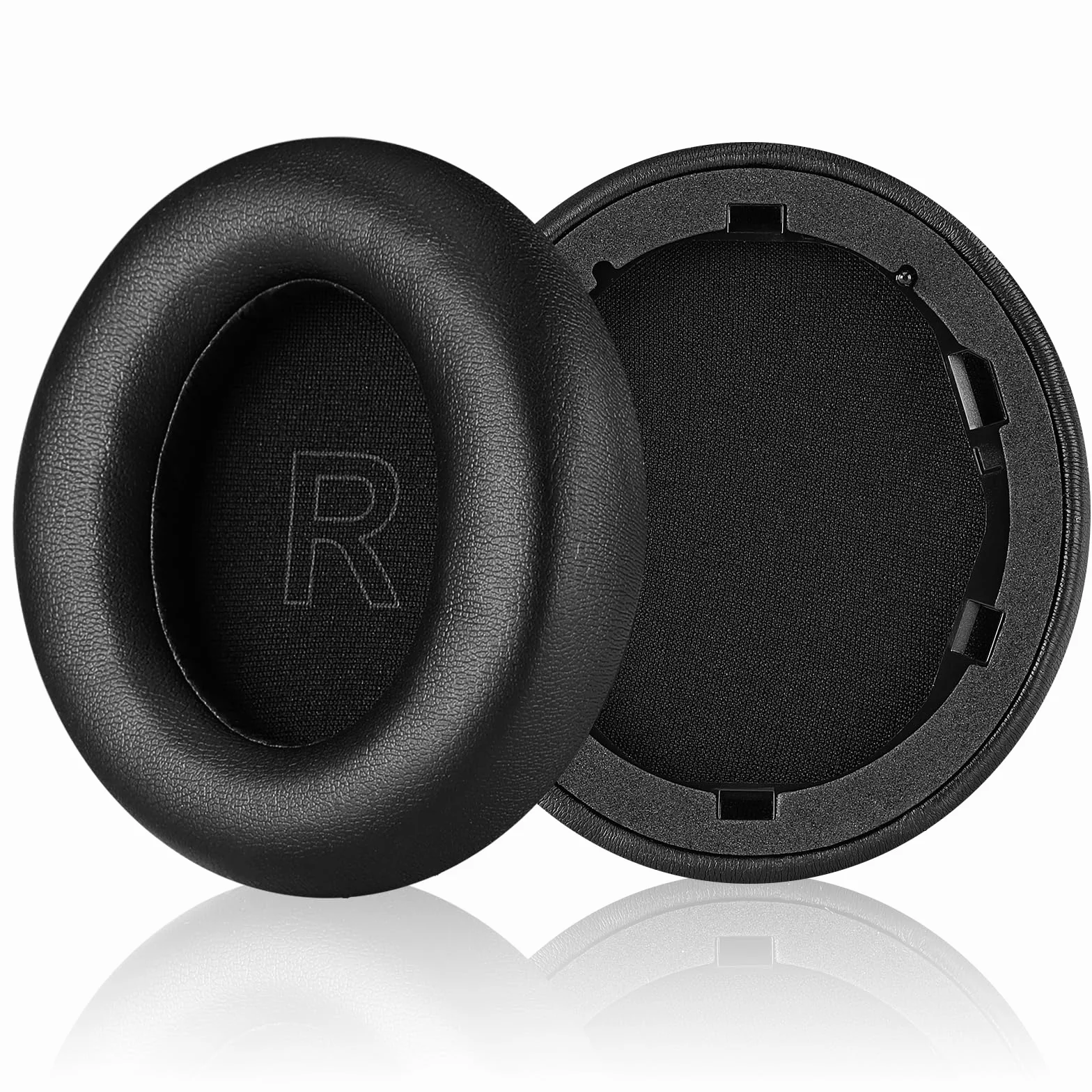 Zapasowe nauszniki kompatybilne z Anker Soundcore Life Q30 Q35 bezprzewodowe i przewodowe słuchawki Bluetooth, zastępcze nauszniki, skóra proteinowa pianka