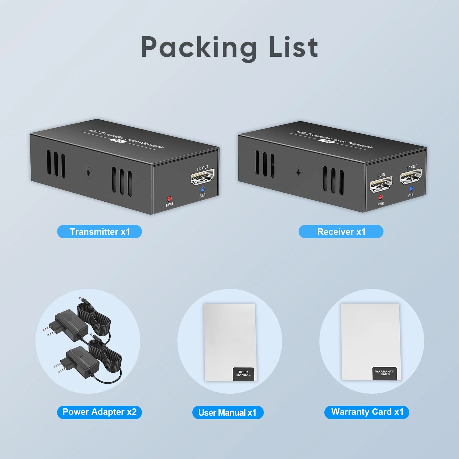 Przedłużacz HDMI o IP, 150 m/492 ft 1080P przez kabel Cat5e/6/7/8, transport 1 do wielokrotnego z lokalnym Loopout, EDID RJ45 Plug & Play
