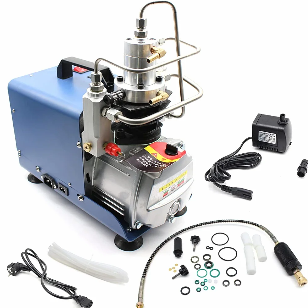 Elektryczna sprężarka powietrza wysokociśnieniowa pompa powietrza PCP pompa sprężarki 300 bar 4500PSI 30MPA 220V 1,8 kW