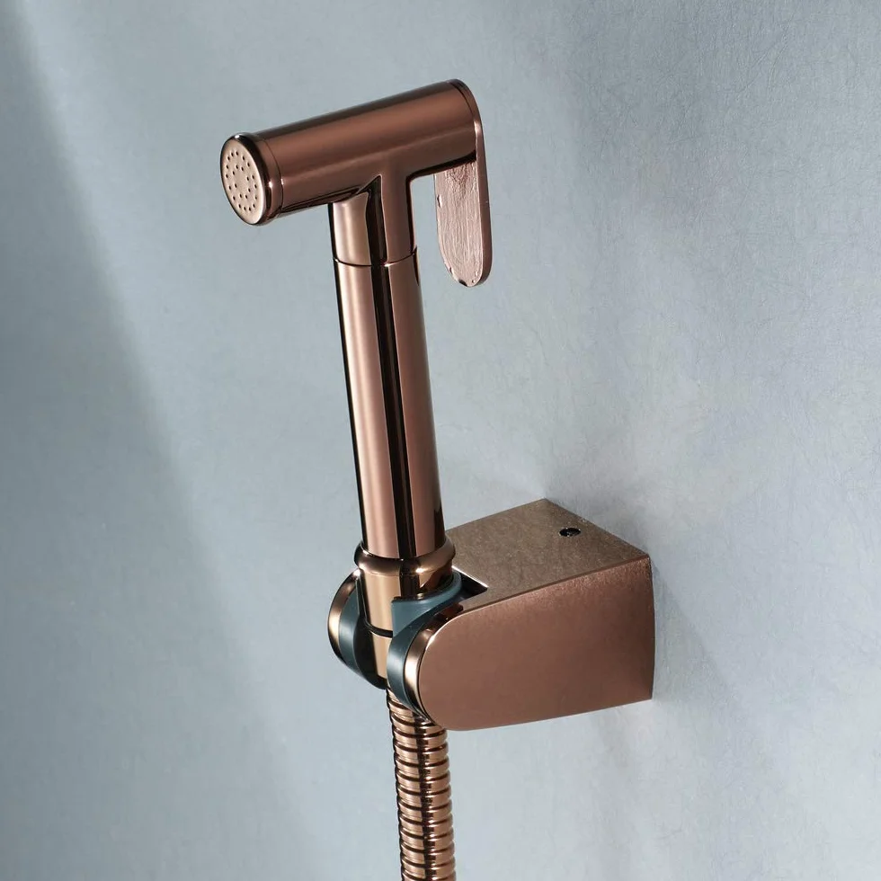 Akcesoria łazienkowe, ręczny bidet z natryskiem, zestaw prysznicowy z mosiężną baterią bidetową, natrysk bidetowy, natrysk toaletowy z wężem prysznicowym i pods