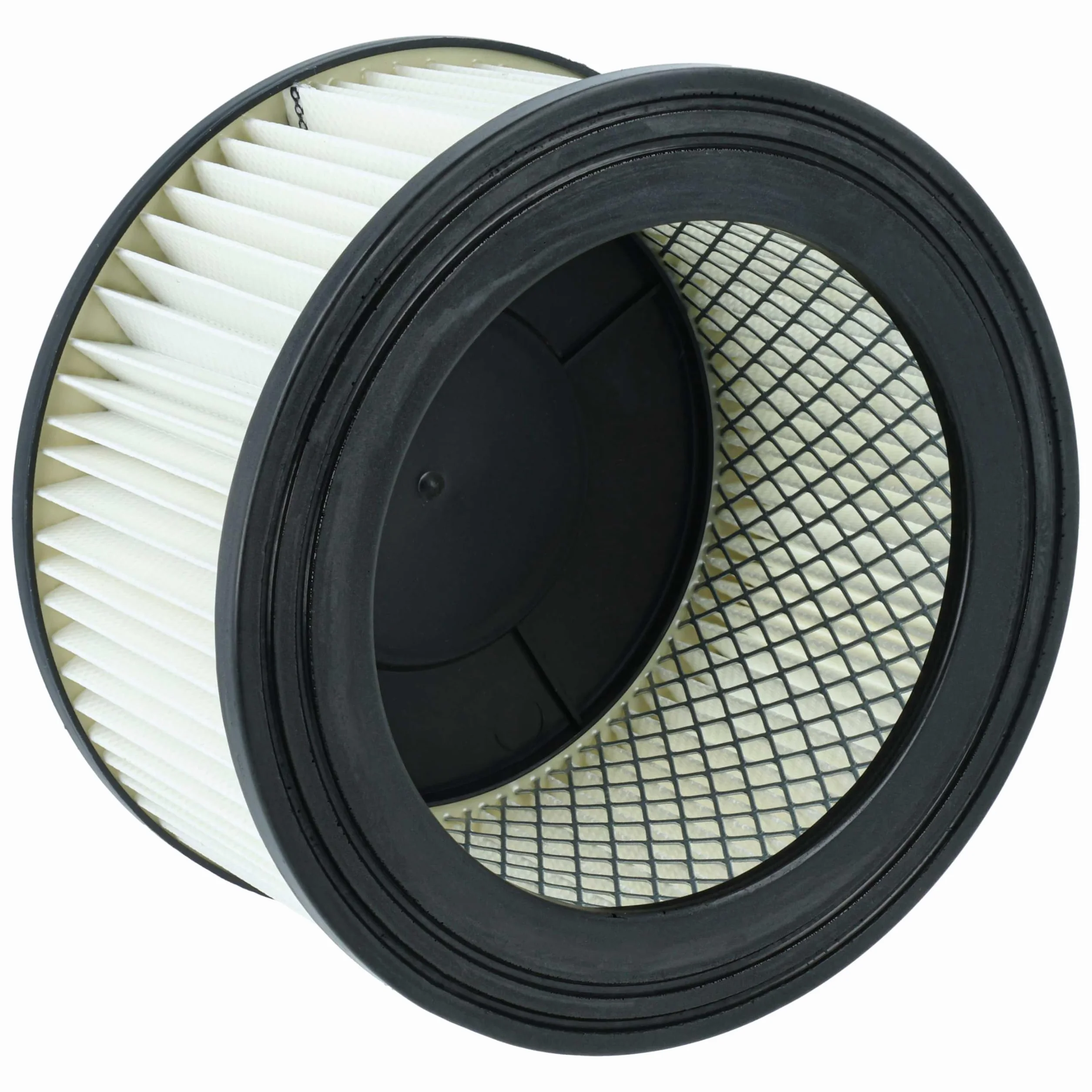 vhbw 6 x filtr harmonijkowy kompatybilny z VONROC VC505AC, VC507DC, VC808AA odkurzacz do popiołu – filtr nabojowy, czarny, biały, zmywalny
