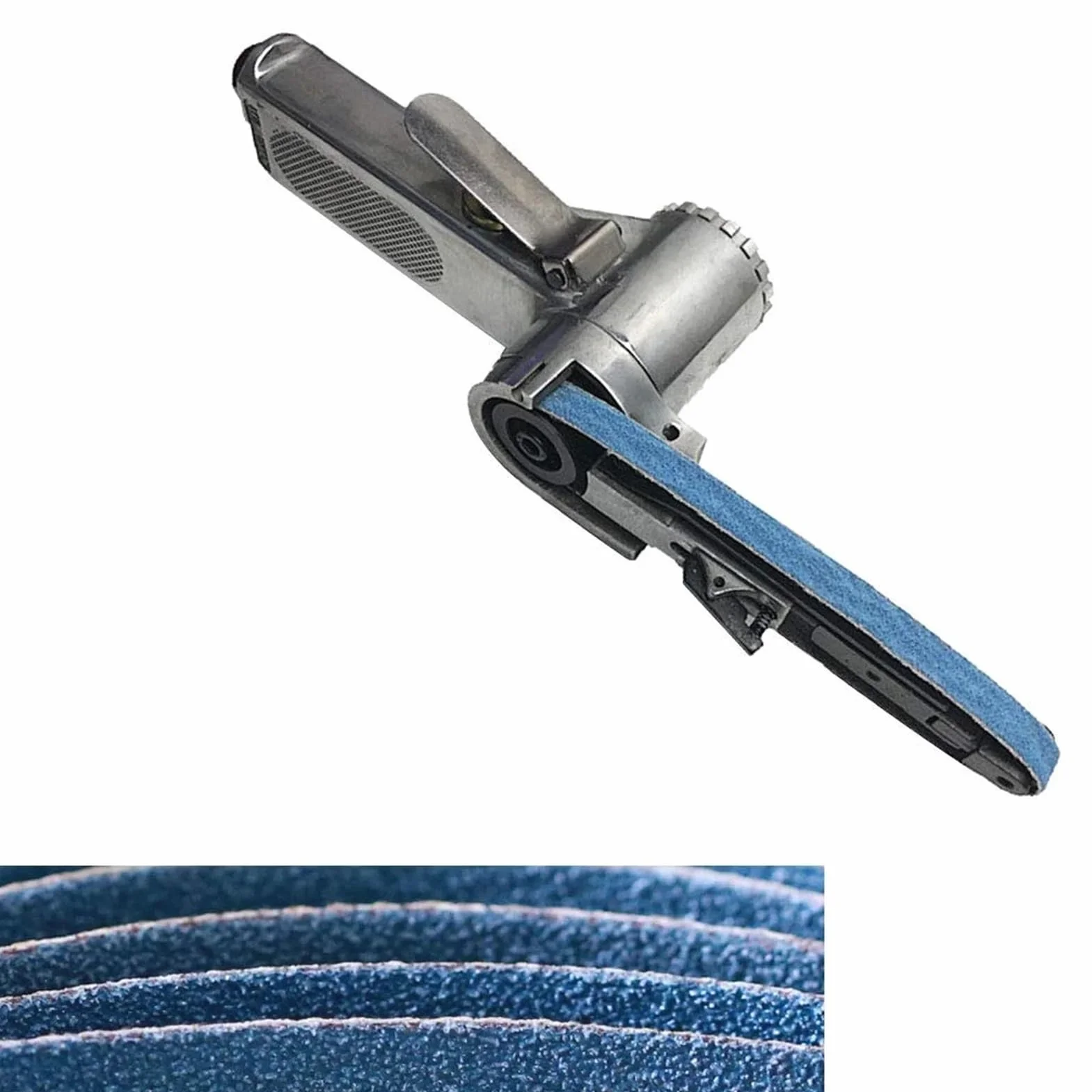 Pasy szlifierskie do drewna i metalu - 330x10mm, 452x15mm, 457x13mm - Trwałe pasy ścierne do szlifowania i polerowania-1szt(P60x520x20mm)