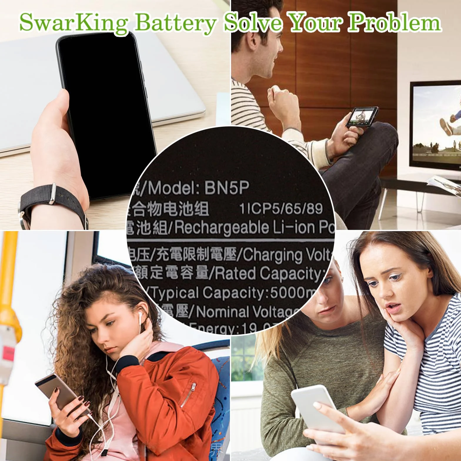 Bateria zamienna BN5P kompatybilna z Xiaomi Redmi Note 13 5G