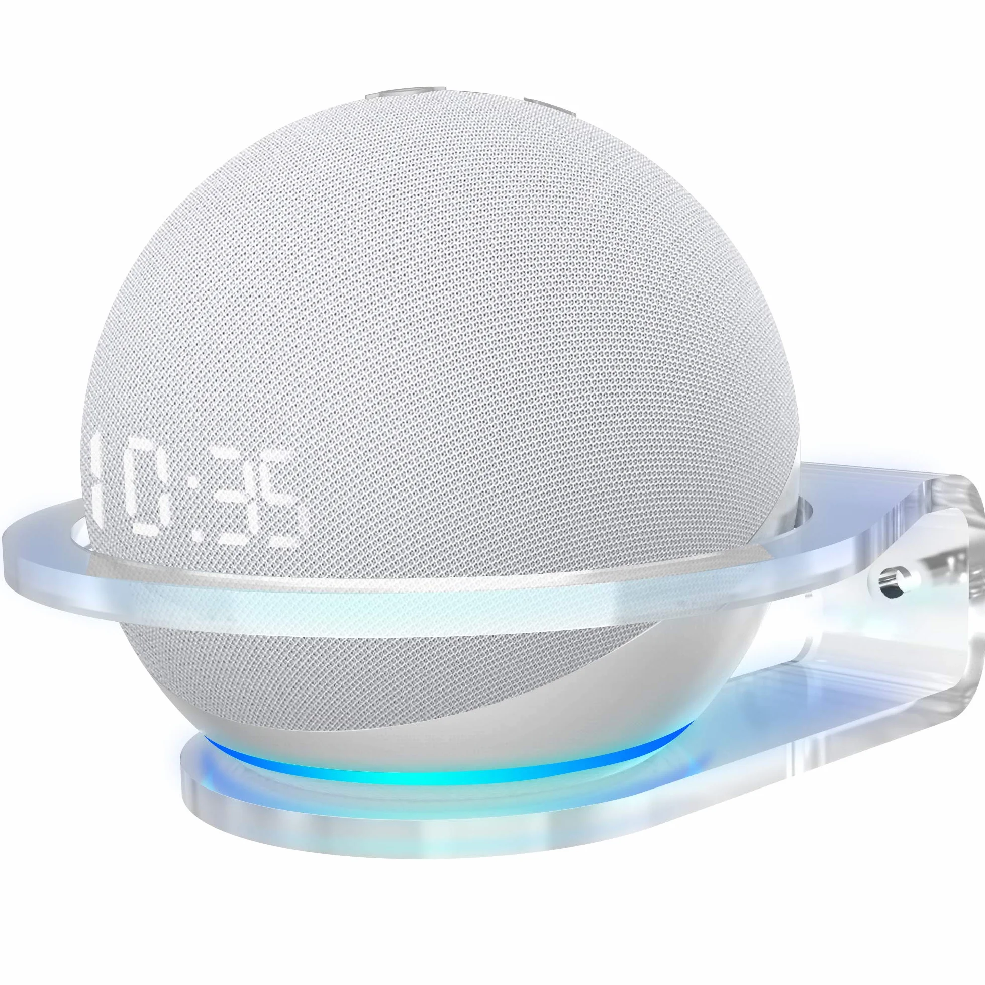 Cozycase Dot 5. & 4. generacji uchwyt ścienny – Homepod mini uchwyt stojak akcesoria z akrylu, idealny do kuchni, łazienki i sypialni (1 sztuka)