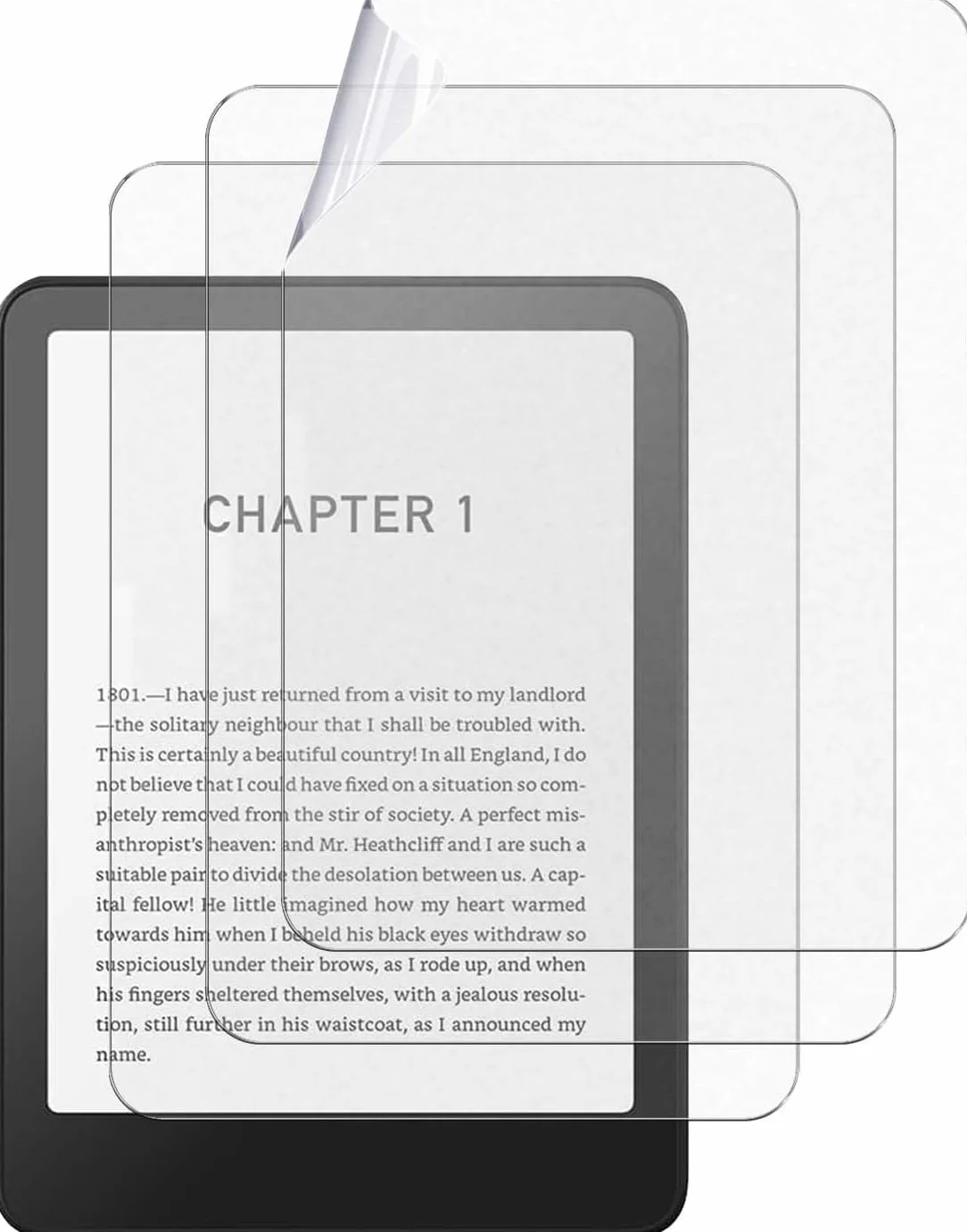 Folia ochronna na ekran z HD/matowego/hartowanego szkła kompatybilna z Kindle Paperwhite 17.8 cm 12. generacji 2024 i Colorsoft Signature Edition, odporna na zużycie, antyodblaskowa folia do