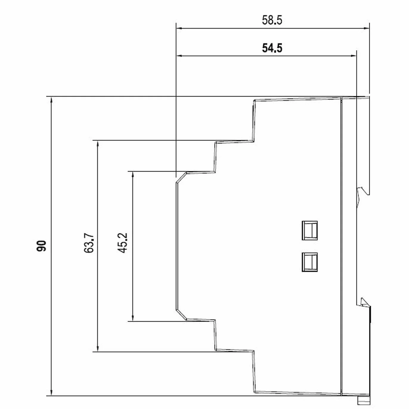 MeanWell KNX-20E-640 19,2 W 640 mA 30 V zasilacz LED KNX
