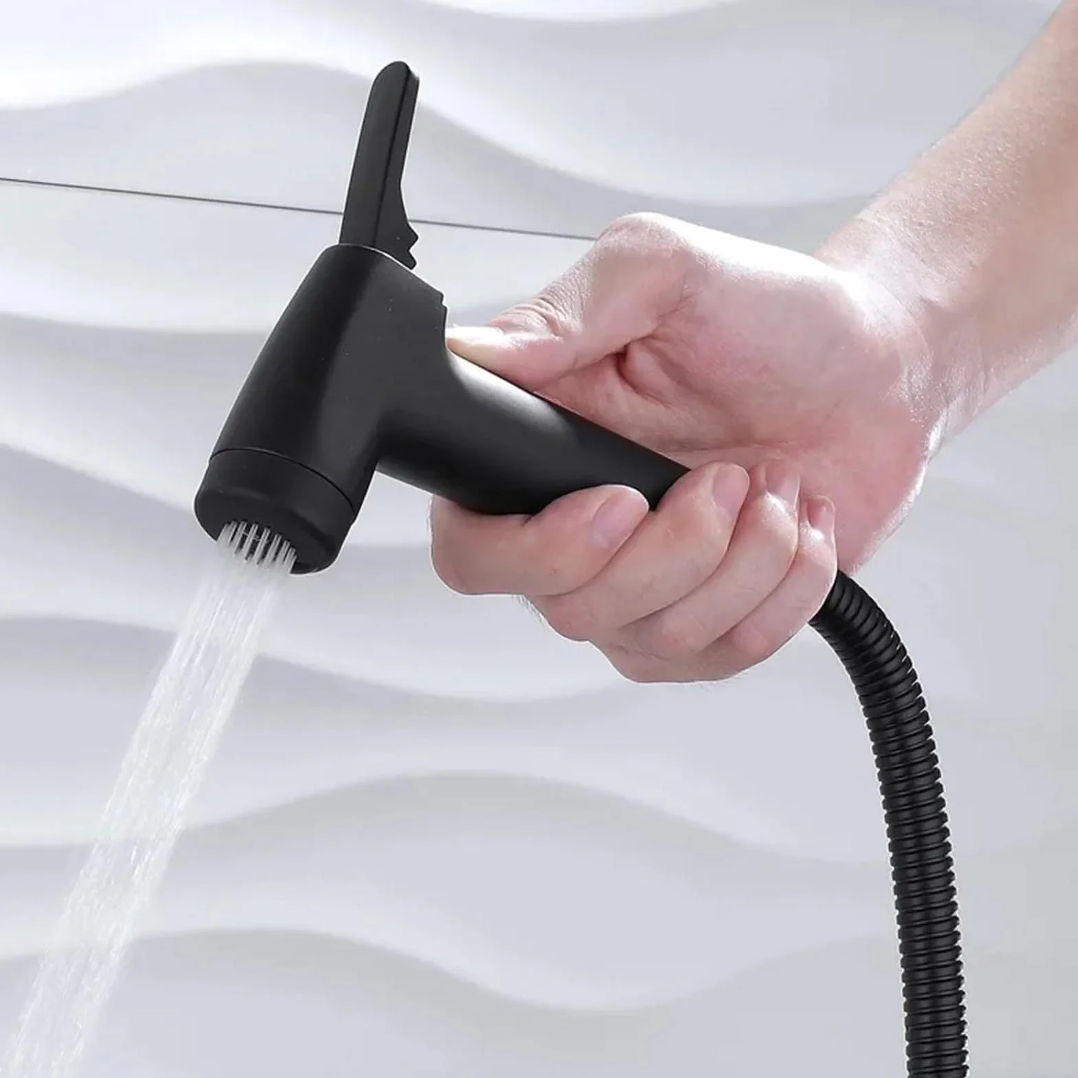 ISCBAFYX Baterie bidetowe Toaleta Dom Ogród Armatura łazienkowa Douche Head Ręczny wąż Spray Zestaw sanitarny Prysznic z uchwytem (tylko bidet)