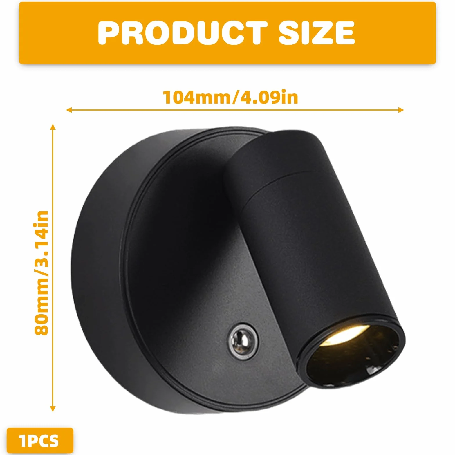 Reflektor punktowy LED, akumulator z pilotem zdalnego sterowania, lampa ścienna ładowana przez USB, 3 temperatury barwowe, możliwość ściemniania, bezprzewodowa lampa do obrazów LED z funkcją timera,