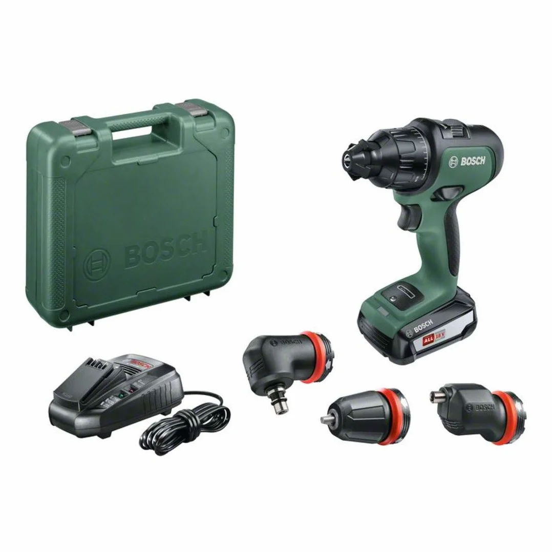 Bosch Akumulatorowa wiertarko-wkrętarka udarowa AdvancedImpact 18 zestaw (akumulator 2,5 Ah, 18 V, HMI, z akcesoriami, w walizce)