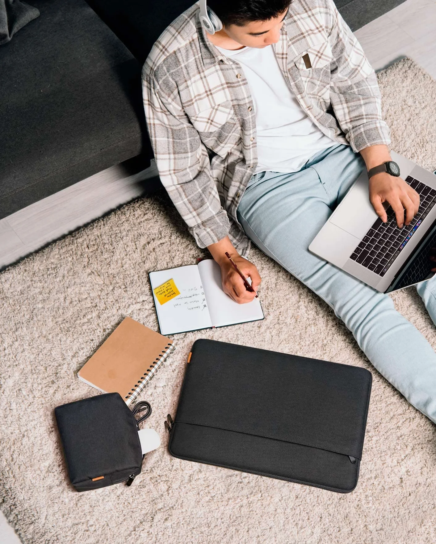 Inateck Etui Ochronne na Laptopa Kompatybilne z MacBook Pro 16" 2019-2021, Surface Book 2, XPS 15