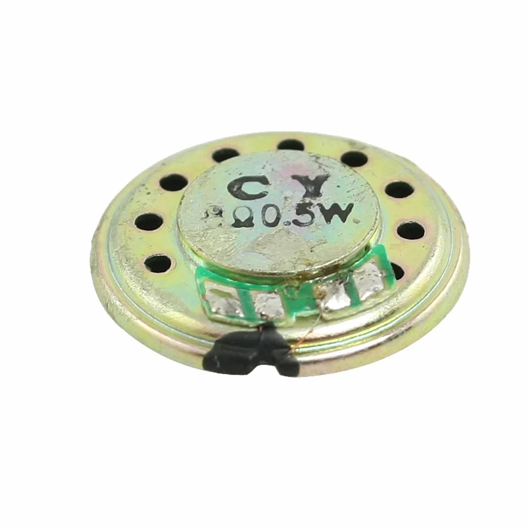 Magnes głośnikowy okrągły wąski wewnętrzny 8 omów 0,5 W 20 mm