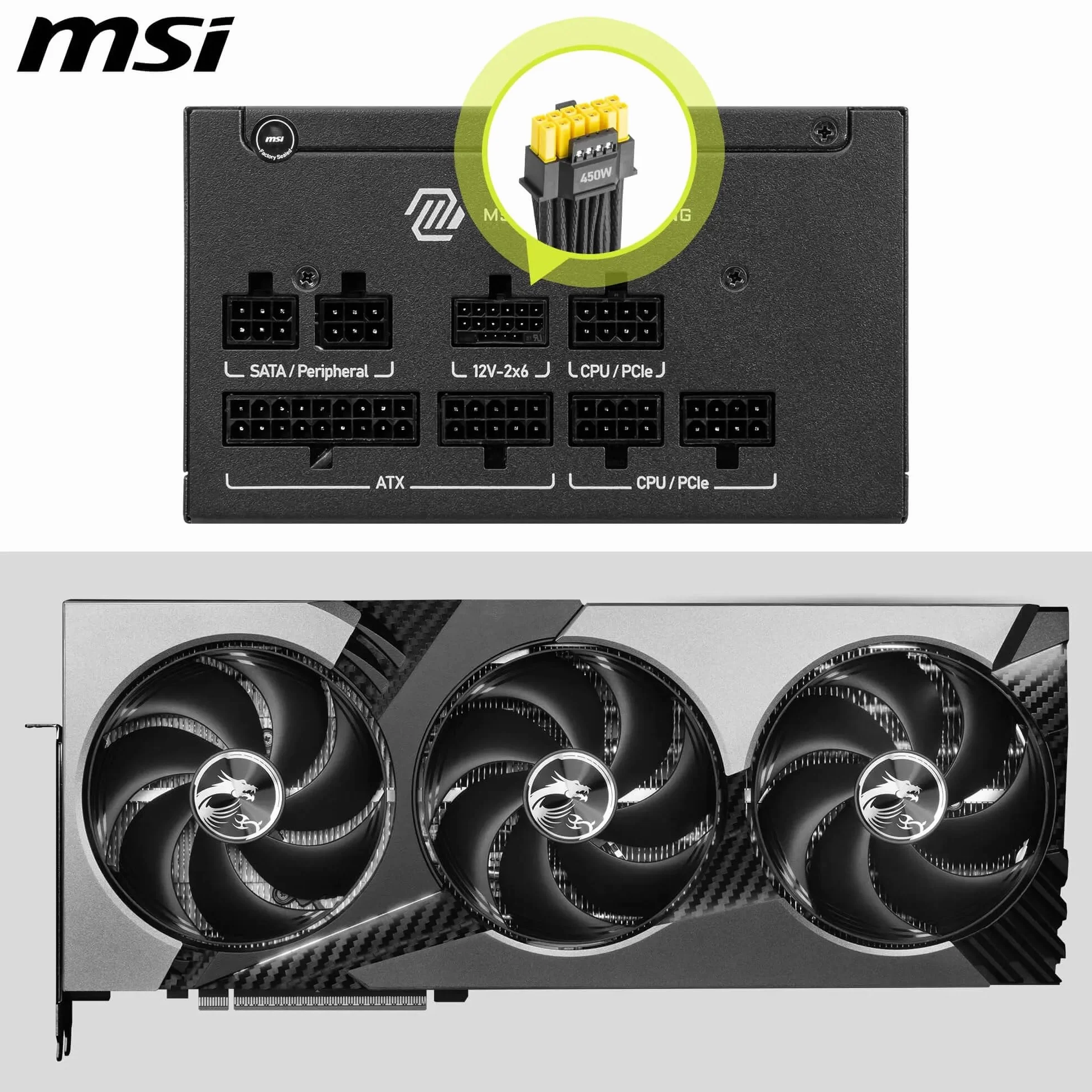 MSI MAG A750GLS PCIE5 zasilacz komputerowy
