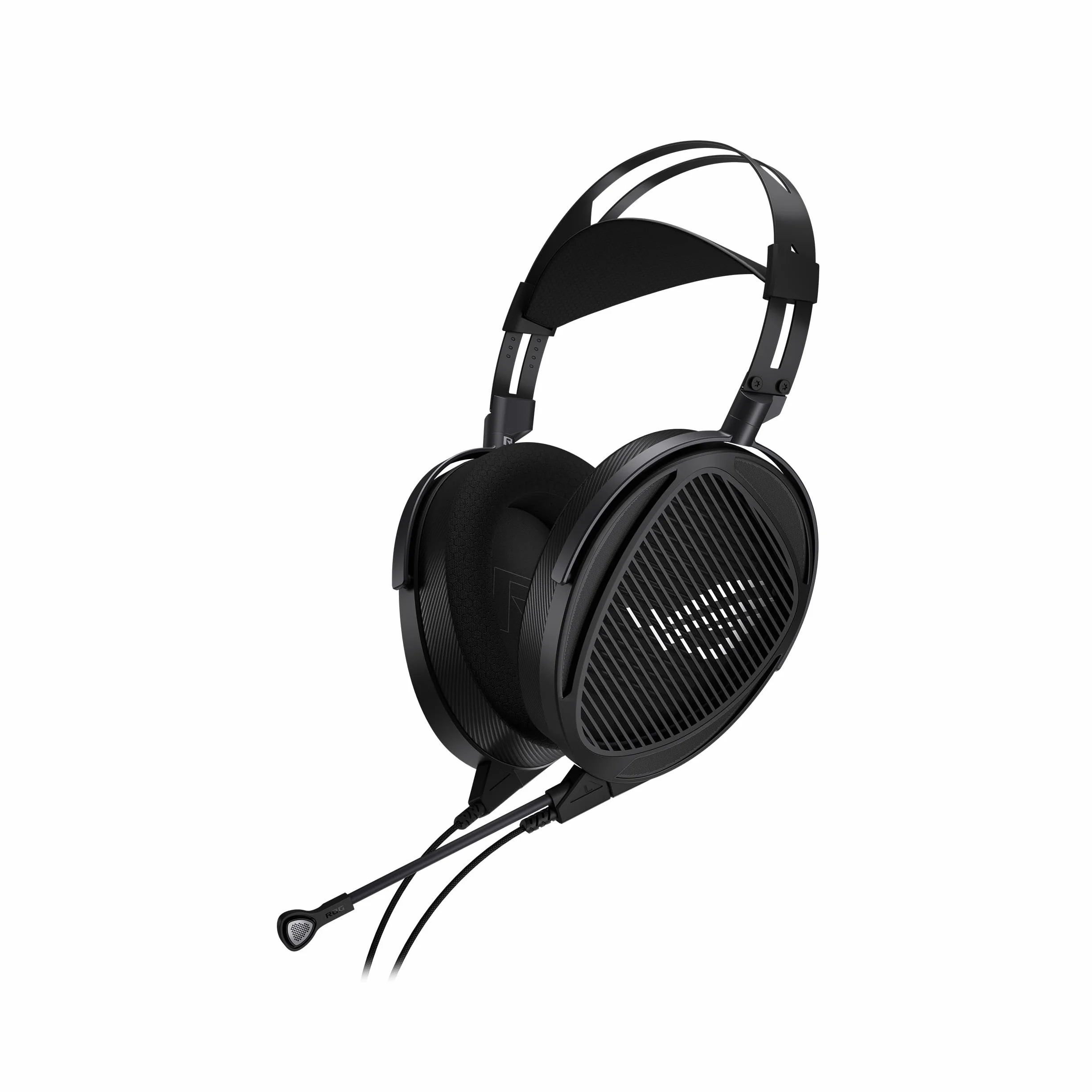 ASUS ROG Kithara zestaw słuchawkowy gamingowy 100 mm przetworniki magnetyczne HIFIMAN mikrofon MMS-Boom 3,5 mm 4,4 mm 6,3 mm