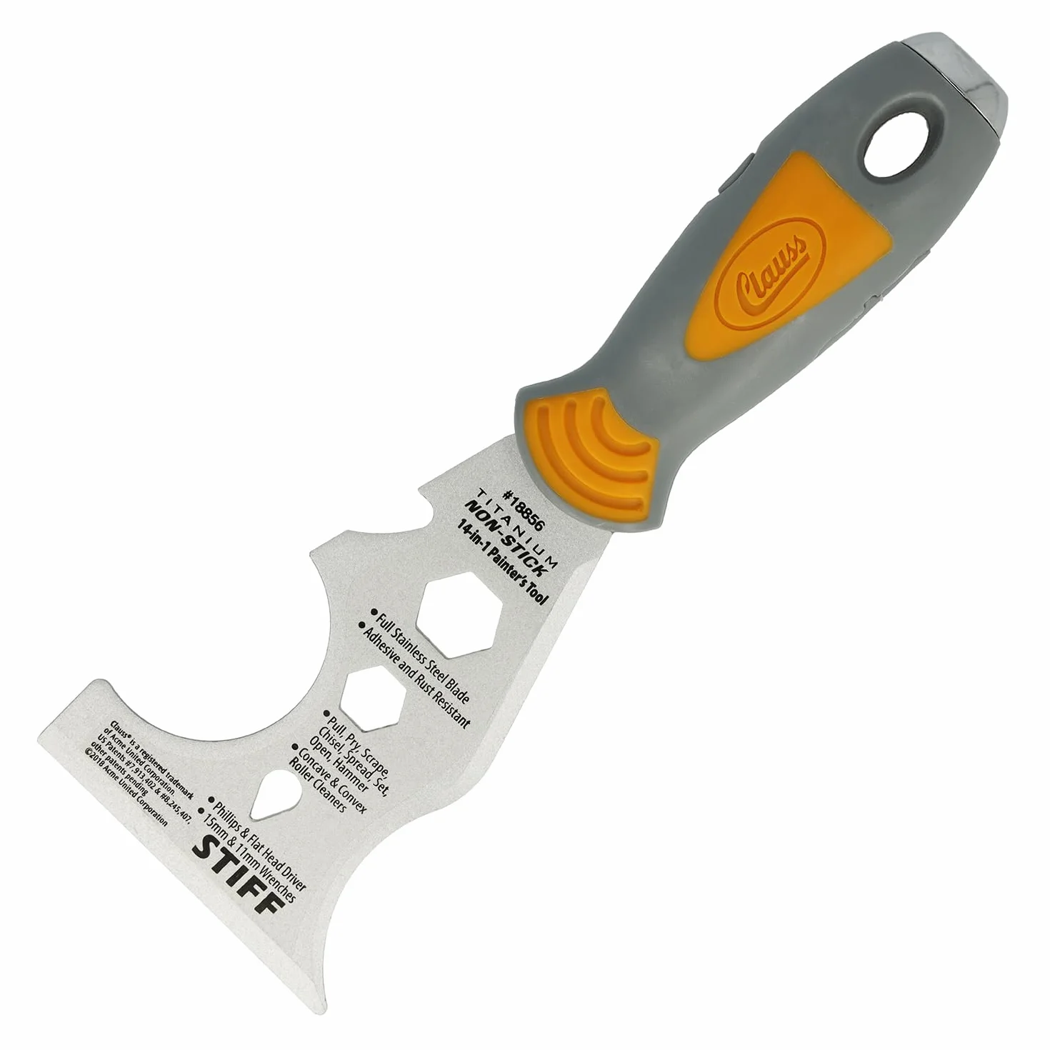 Clauss 18856 Multitool Malarski, Wielokolorowy, 21.49 x 7.62 x 2.49 cm; 136.08 g, 1 Sztuka