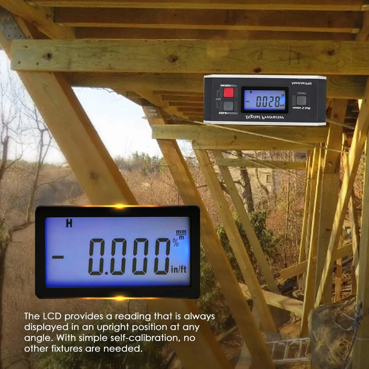 Cyfrowy kątomierz magnetyczny kątomierz, kątomierz, miernik poziomu, narzędzie do pomiaru kąta, cyfrowy kątomierz, do obróbki drewna, piły stołowej, rowek w kształcie litery V, 0~360 stopni, z