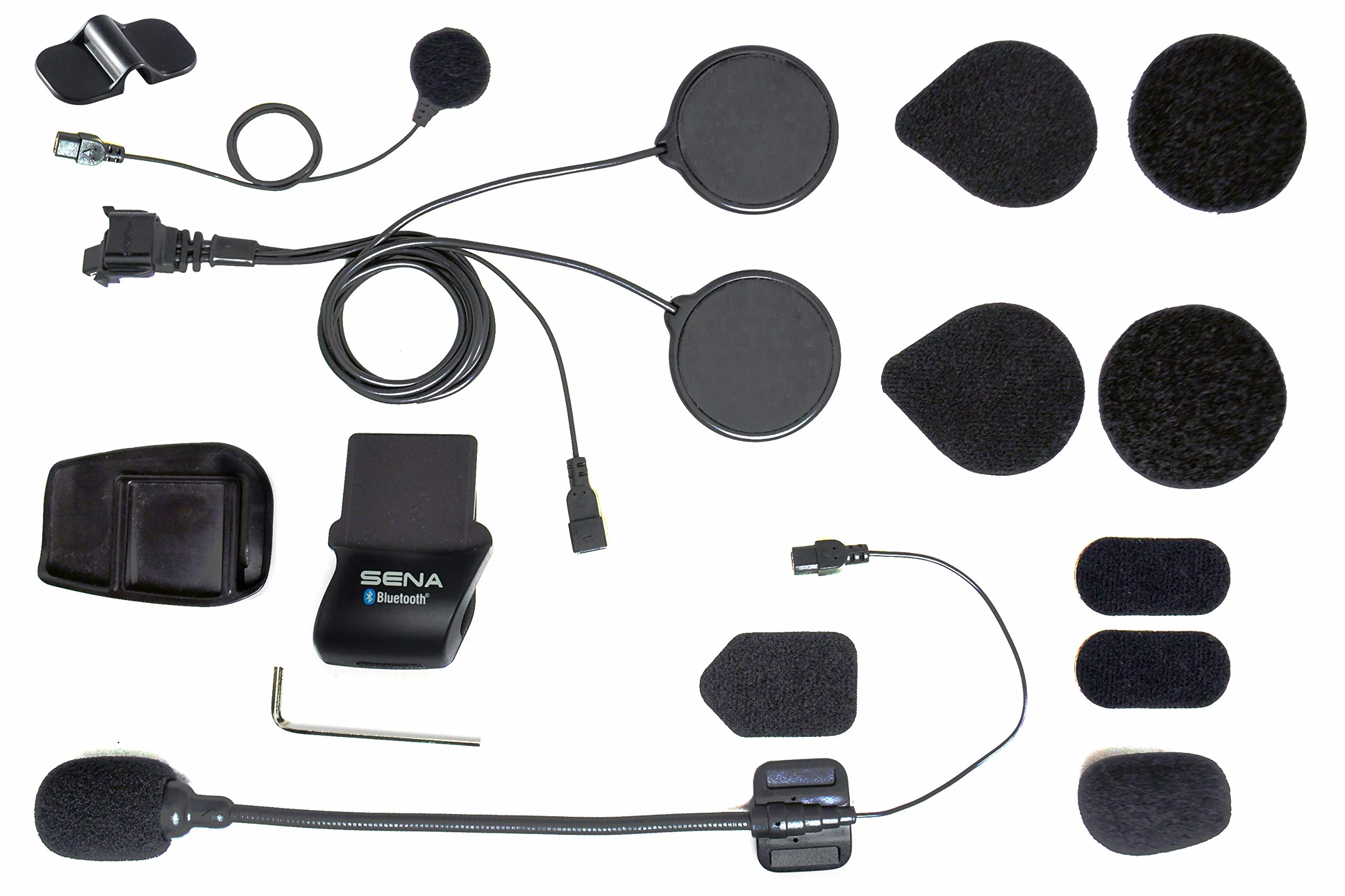 Sena SMH5-A0313 zestaw zacisków do kasku do SPH10-FM Bluetooth Stereo zestaw słuchawkowy i interkom