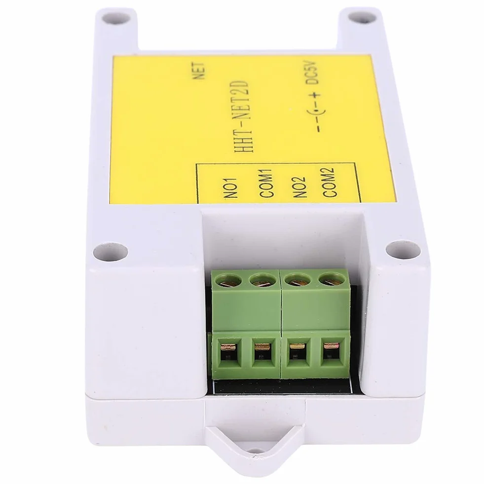 Moduł przekaźnika sieciowego IP Niezawodny 2-kanałowy kontroler przekaźnika sieciowego IP Ethernet Moduł zdalnego sterowania Watchdog do inteligentnego sterowania domem DC5V