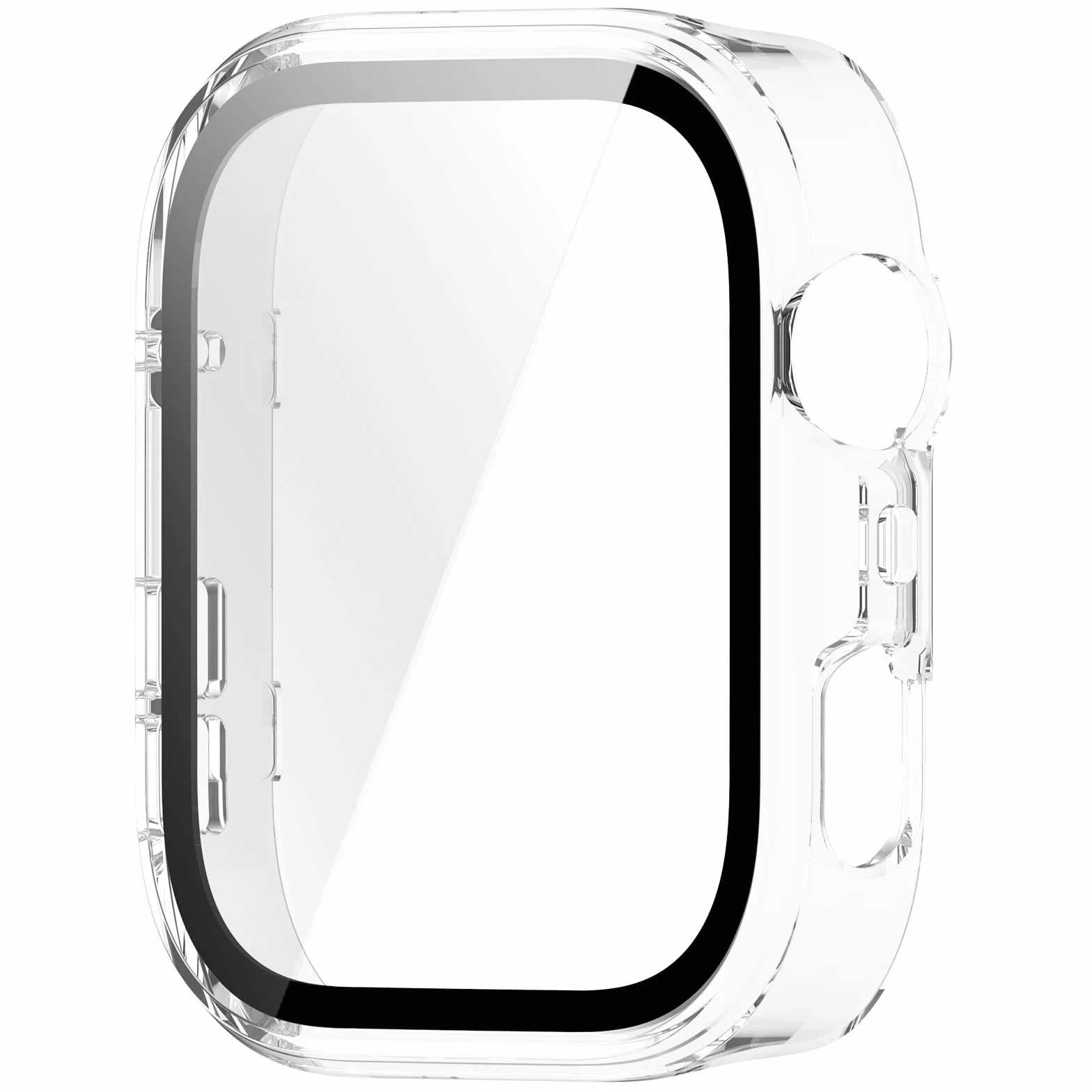 Etui ochronne FTRONGRT do Huawei Watch Fit 4 Pro, PC + folia, przezroczyste, odporne na zarysowania