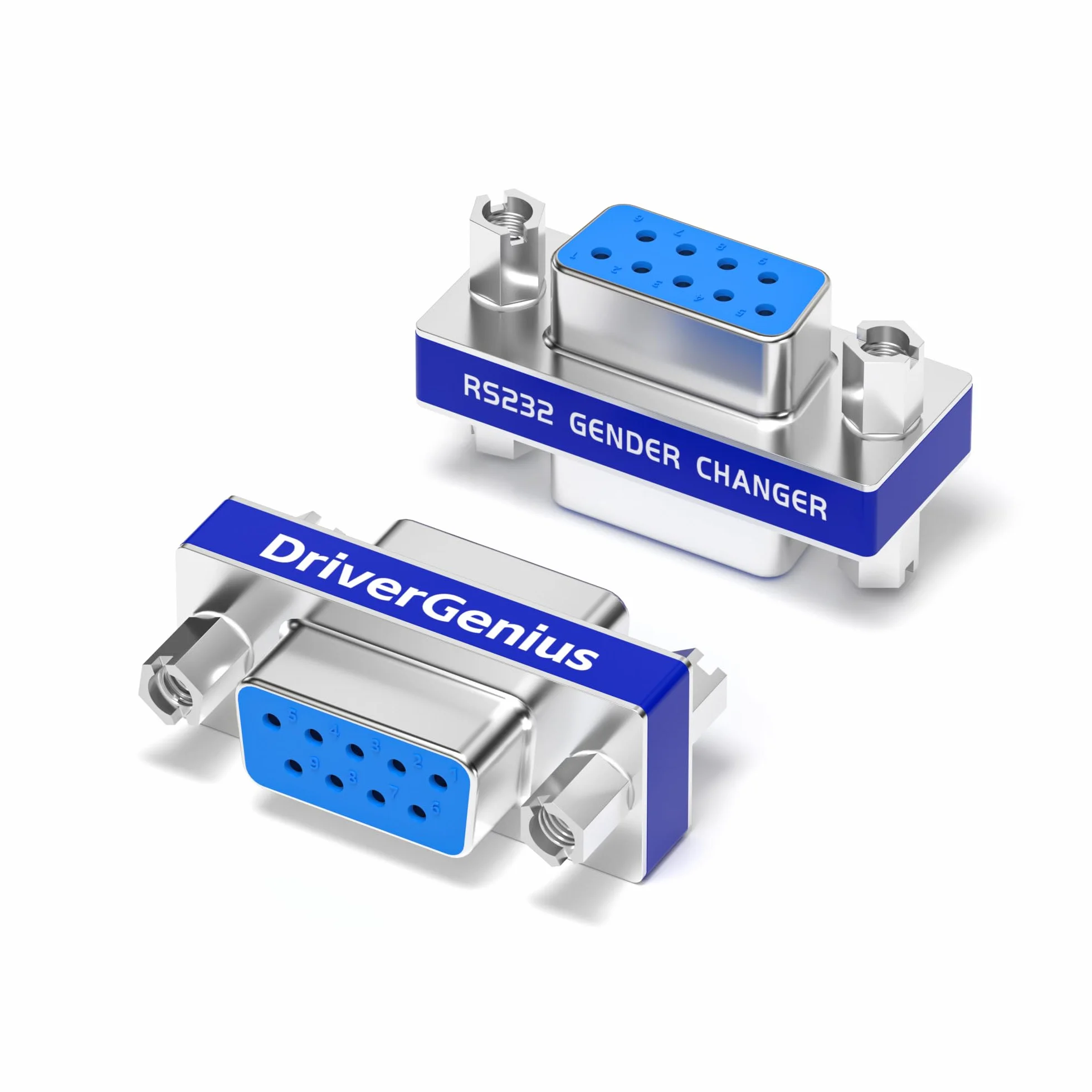 DriverGenius Przejściówka Szeregowa DB9 RS232 Żeńska–Żeńska RS232F2F-2A 2 szt.