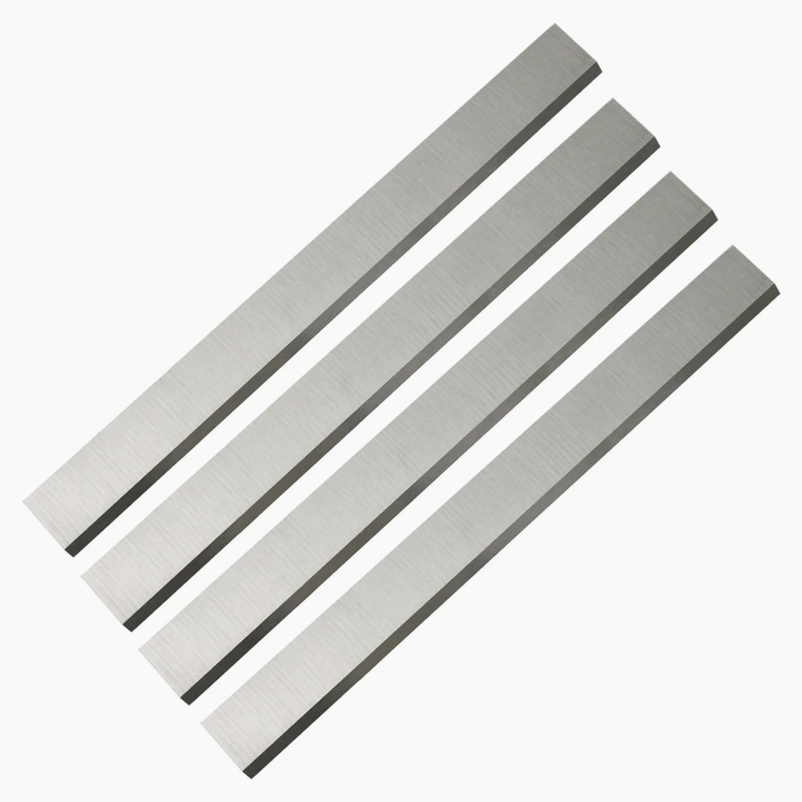 203 × 19 × 3 mm Ostrza strugające noże do strugania, wymienne do narzędzia do obróbki drewna, grubościówka, strugarka, zestaw 4 sztuk