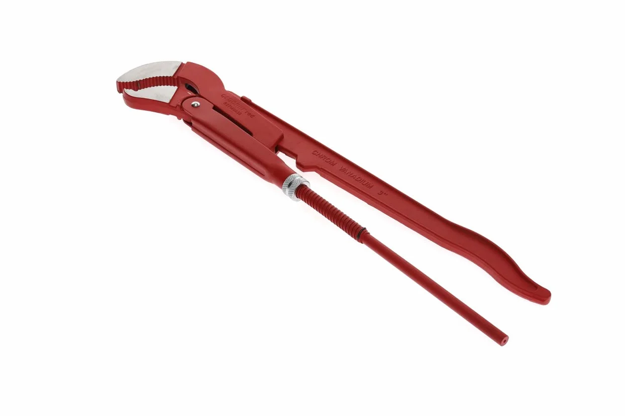 GEDORE red 45 stopni kątowe szczypce do rur, rozpiętość 103 mm, S-Maul, masywne, przesunięte ząbki, R27140030