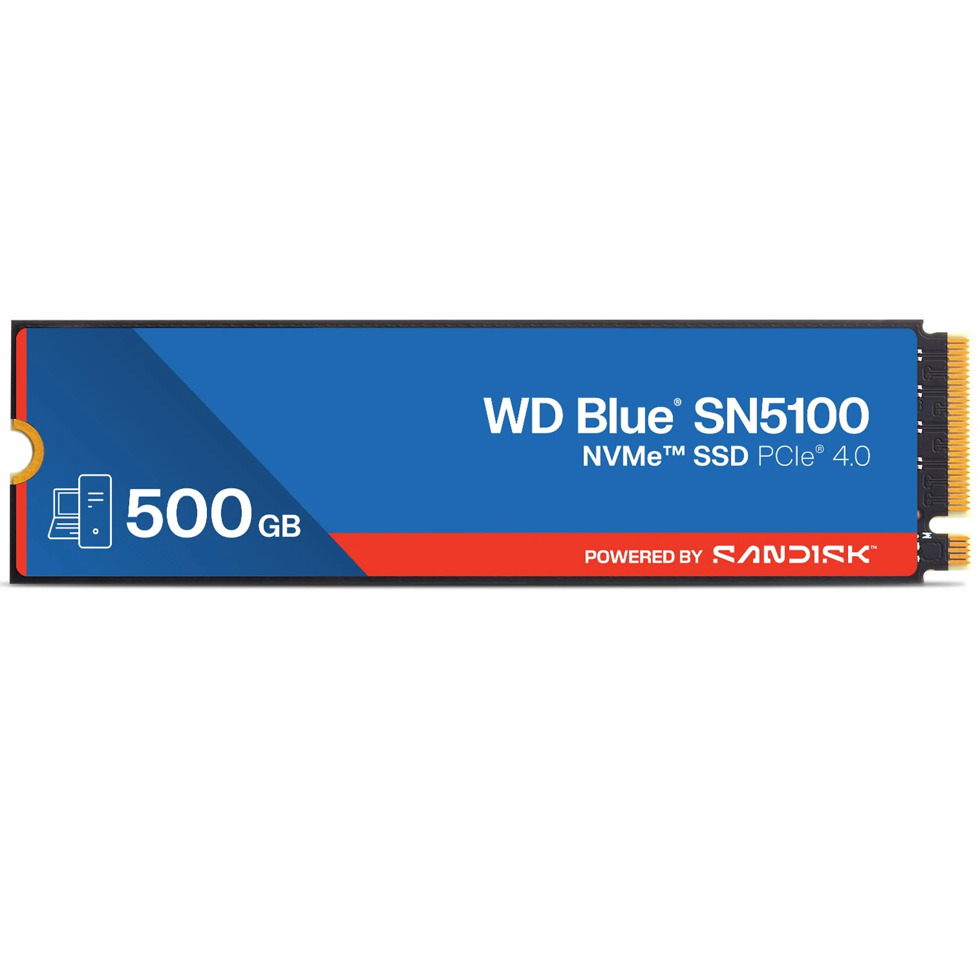 WD Blue SN5100 500 GB NVMe SSD M.2 2280 PCIe Gen 4.0