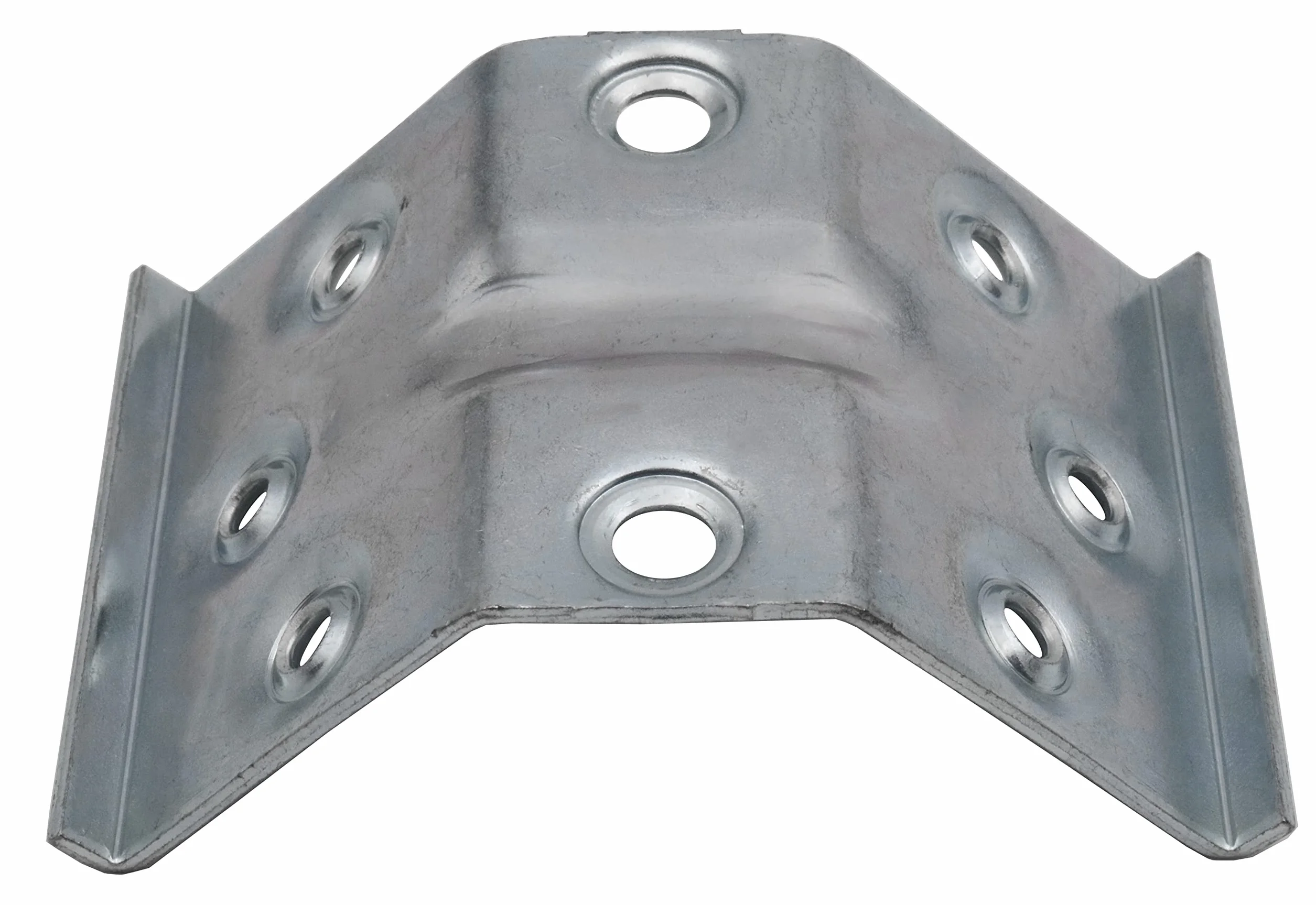 Design61 Zestaw 4 okuć kątowych nóg stołu okucia stołowe stal 103 x 70 mm