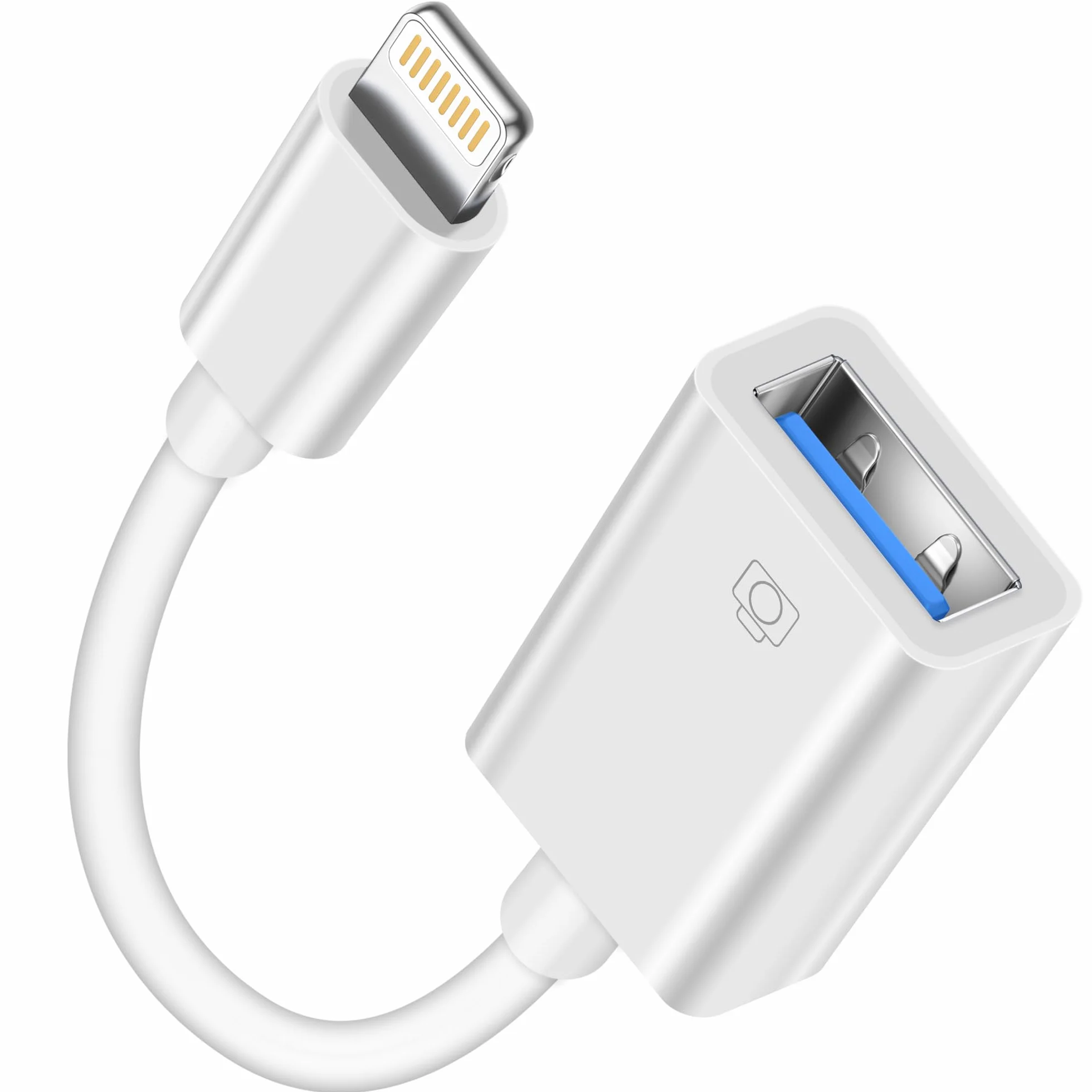 Adapter USB na Lightning MFi, Lightning męski na USB żeński 3.0 OTG do iPhone 14 13 12 11 iPada